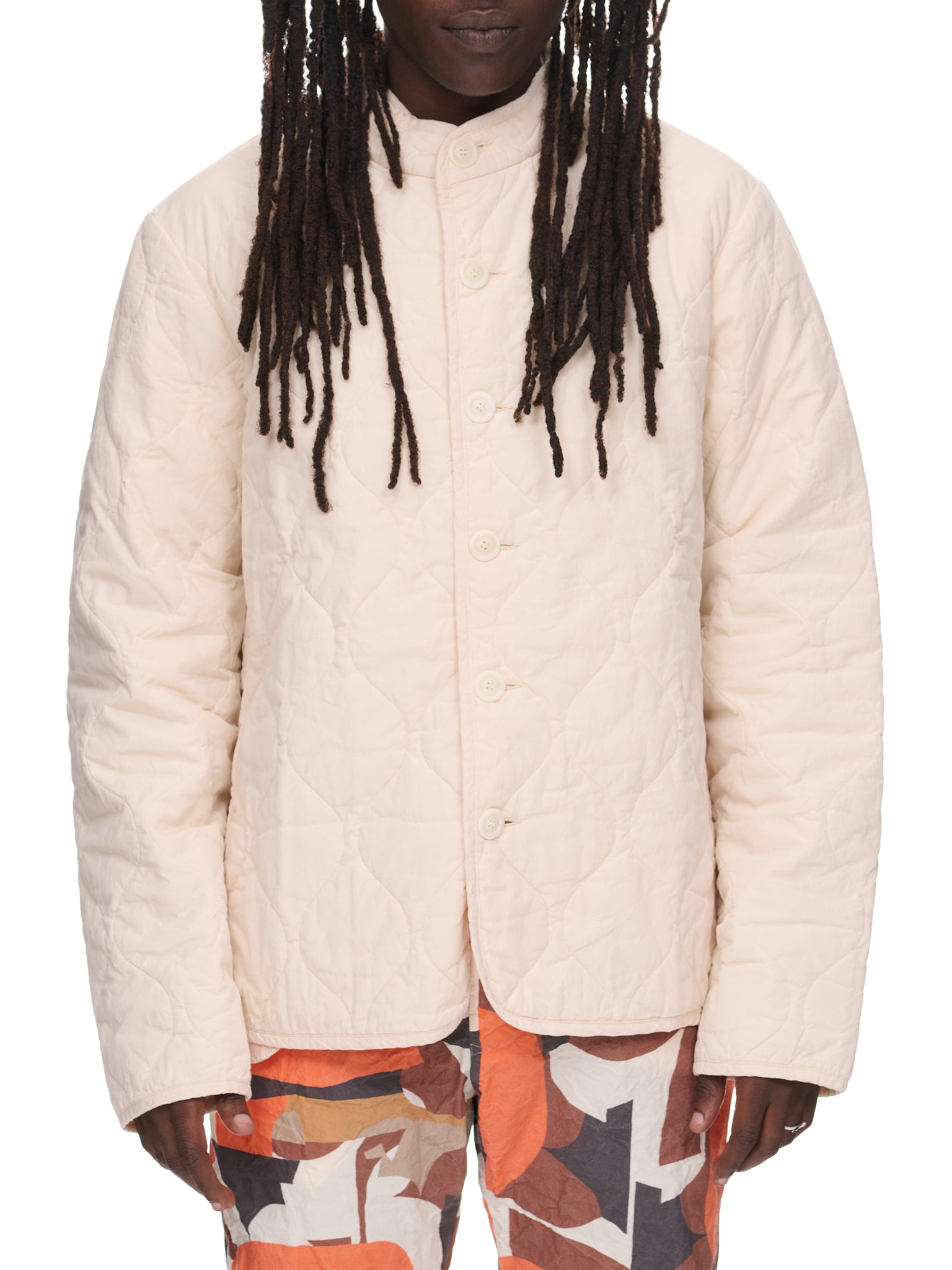 Quilted Jacket (20HV305-PORCELAIN)