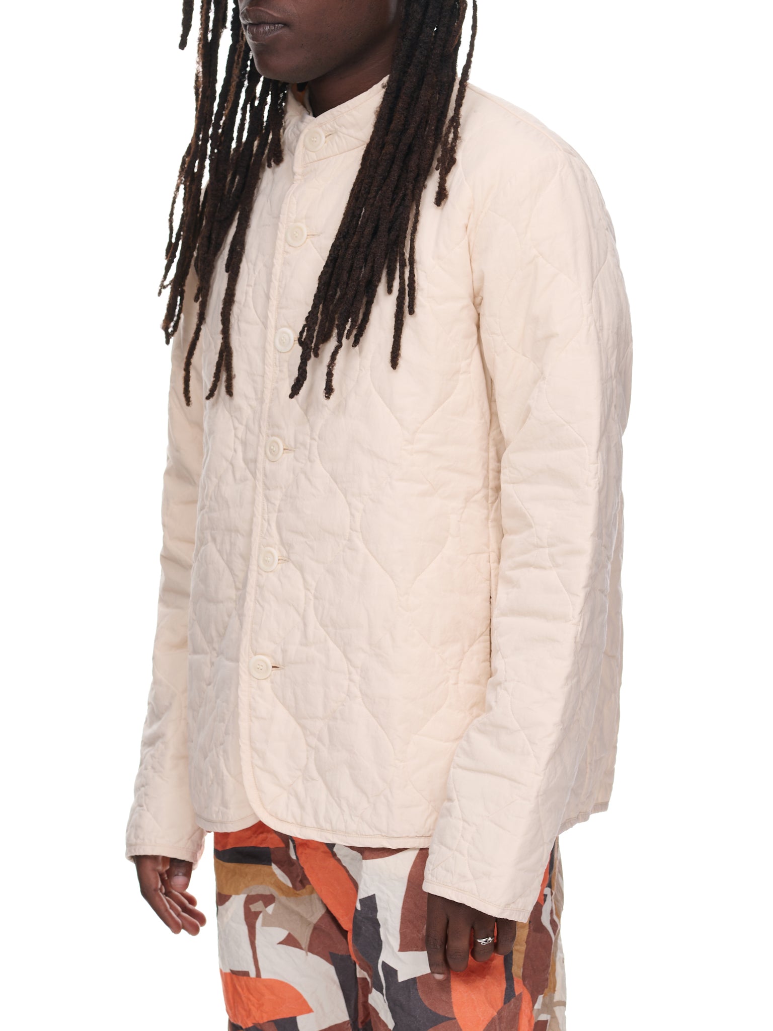 Quilted Jacket HV PORCELAIN