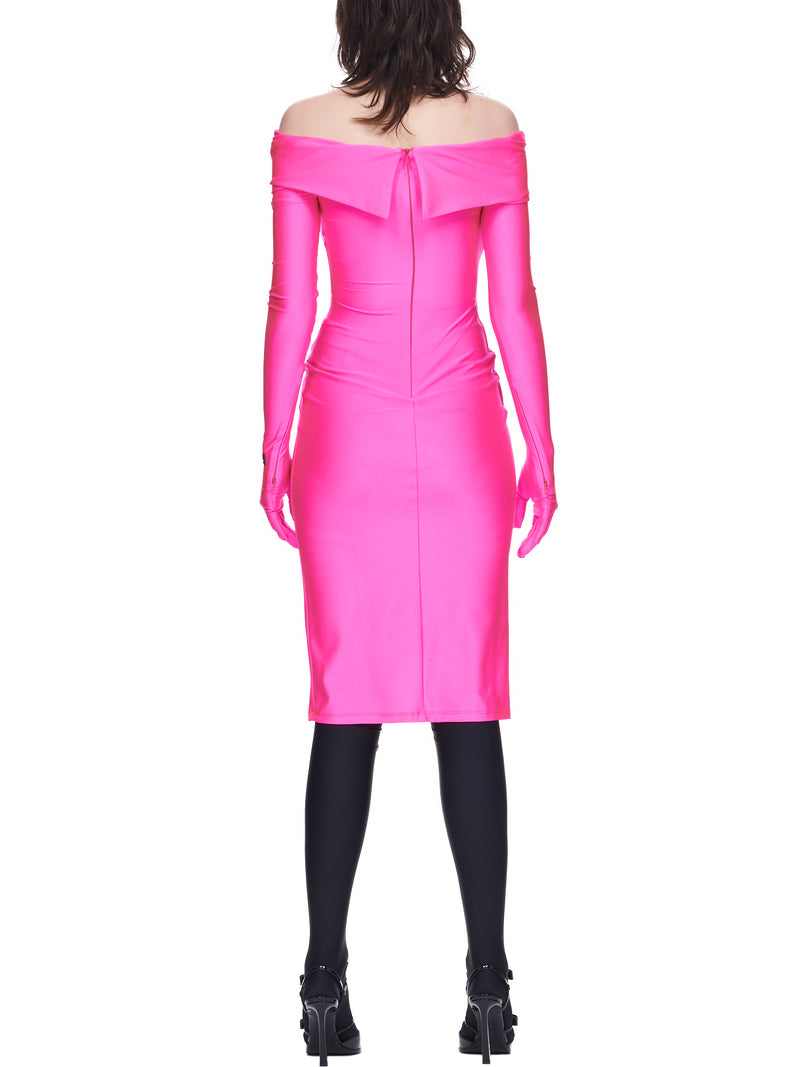 Barb Gloved Dress (21-PINK)