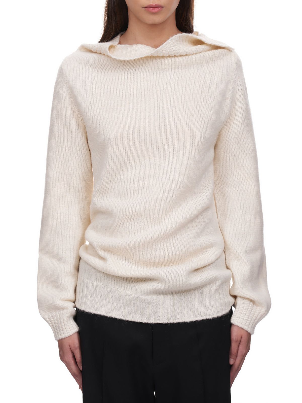 Ann Demeulemeester Bel Knitted Sweater | H. Lorenzo - front