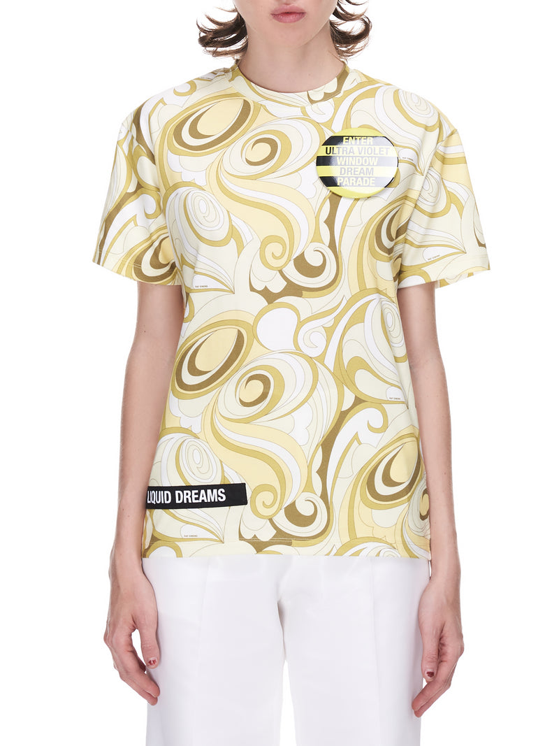 Raf Simons Hippie Print T-Shirt | H. Lorenzo - front