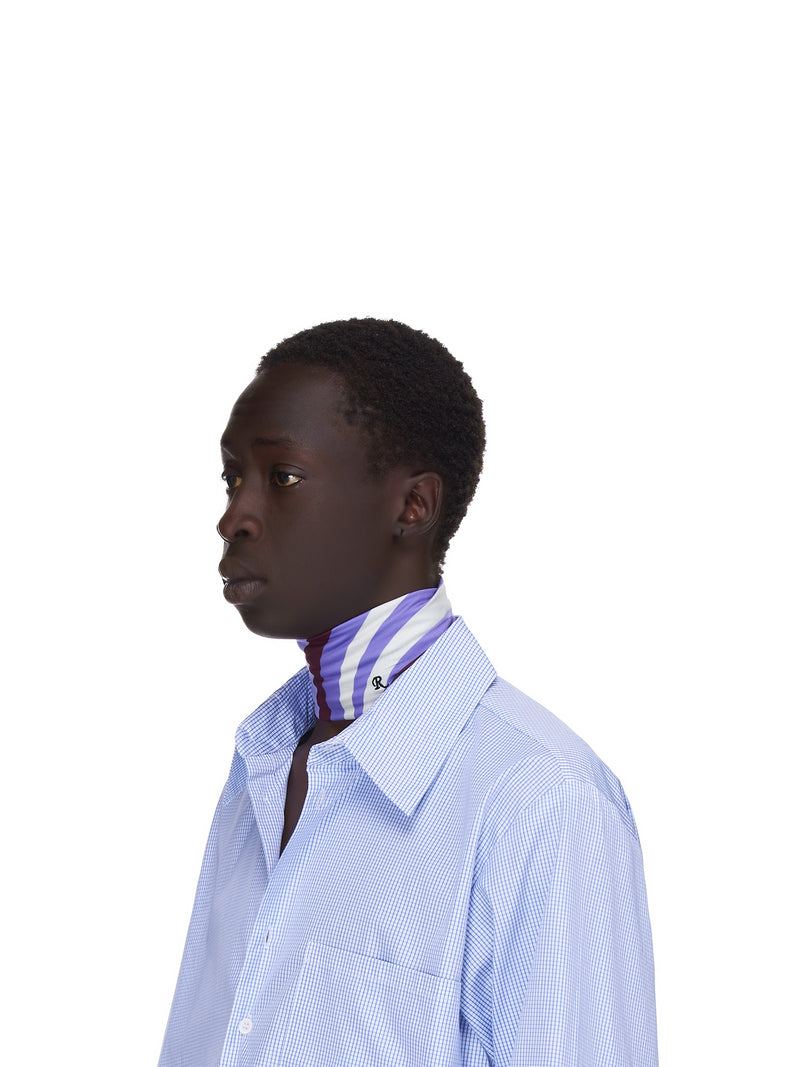 Separate Turtleneck Collar (211-W945-19009-SPIRAL-PURPLE)