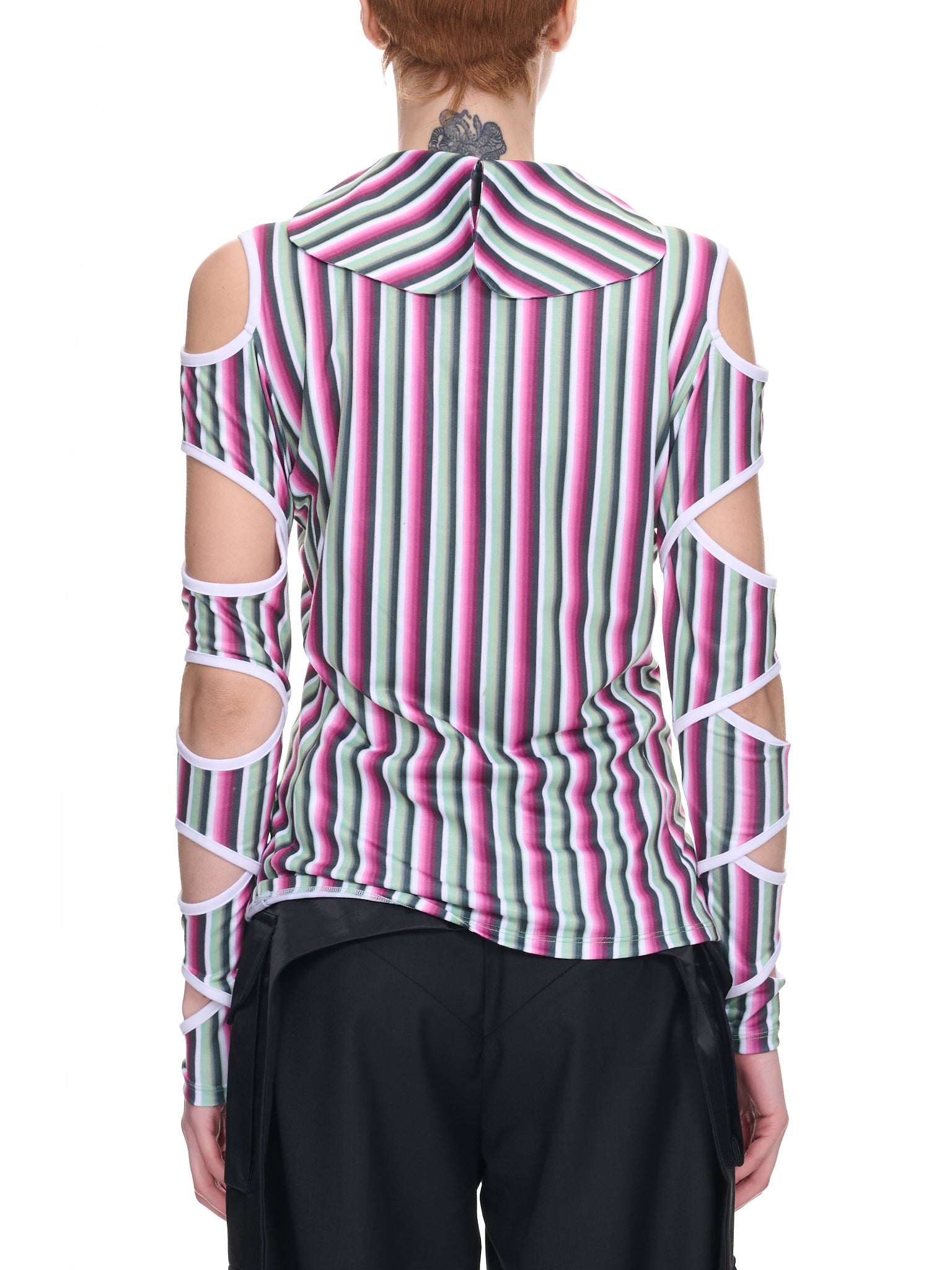 Rattler Stripe Polo (2164-RATTLER-PINK-STRIPE-MULTI)