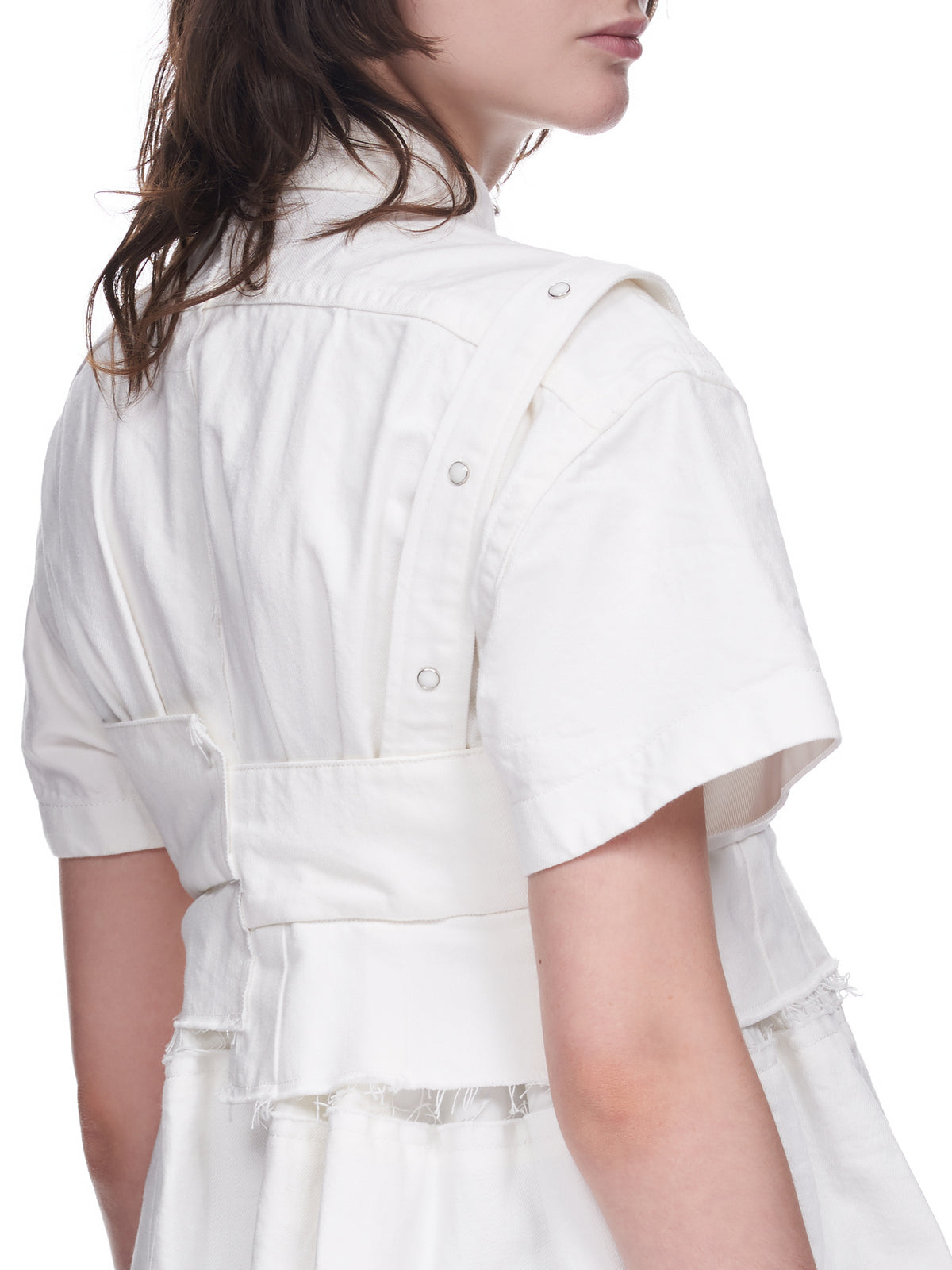 Asymmetric Button Up Shirt (22-06199-151-OFFWHITE)