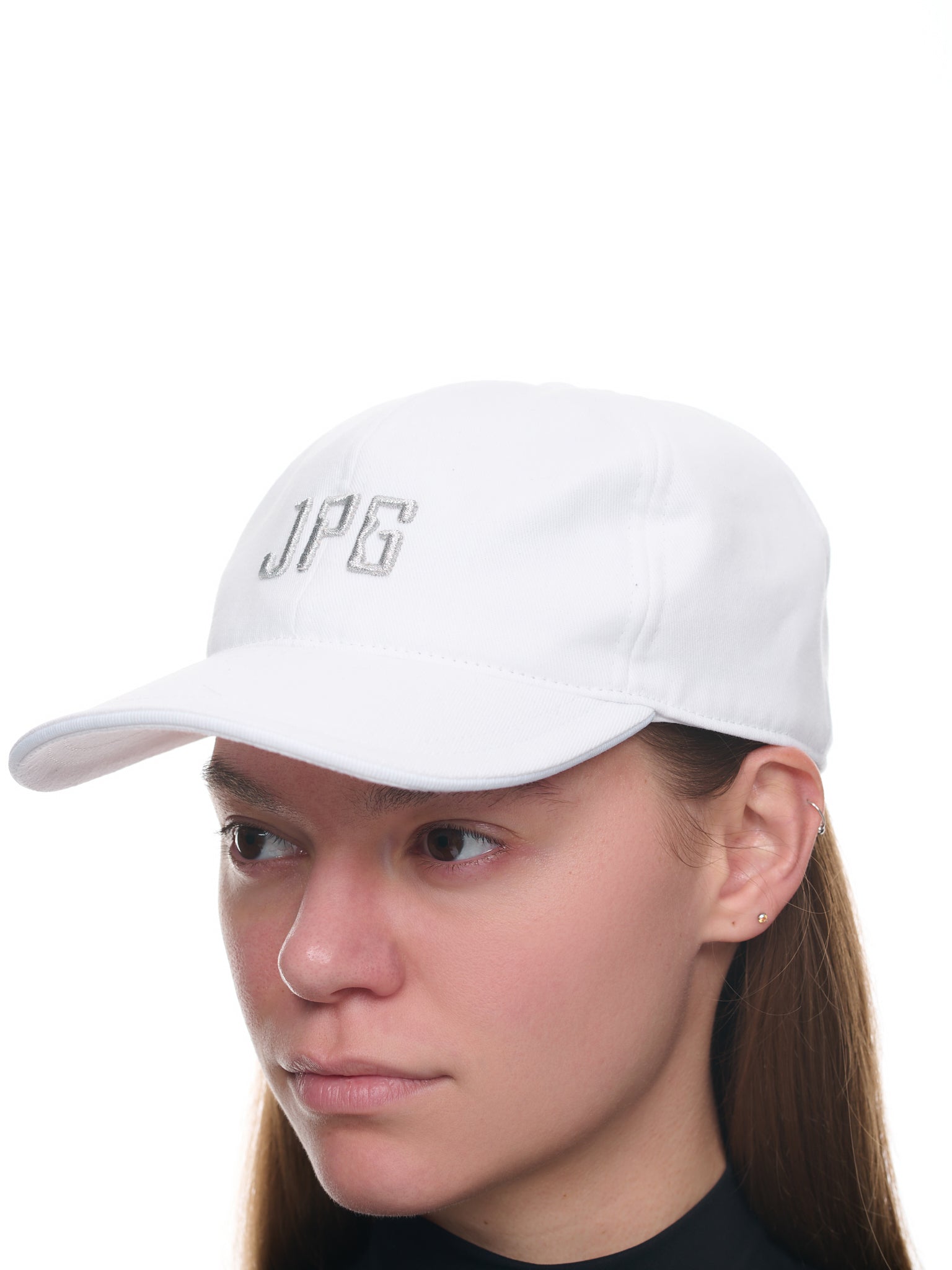 White JPG Cap (22-09-U-CC014I-C027-WHITE-SILV