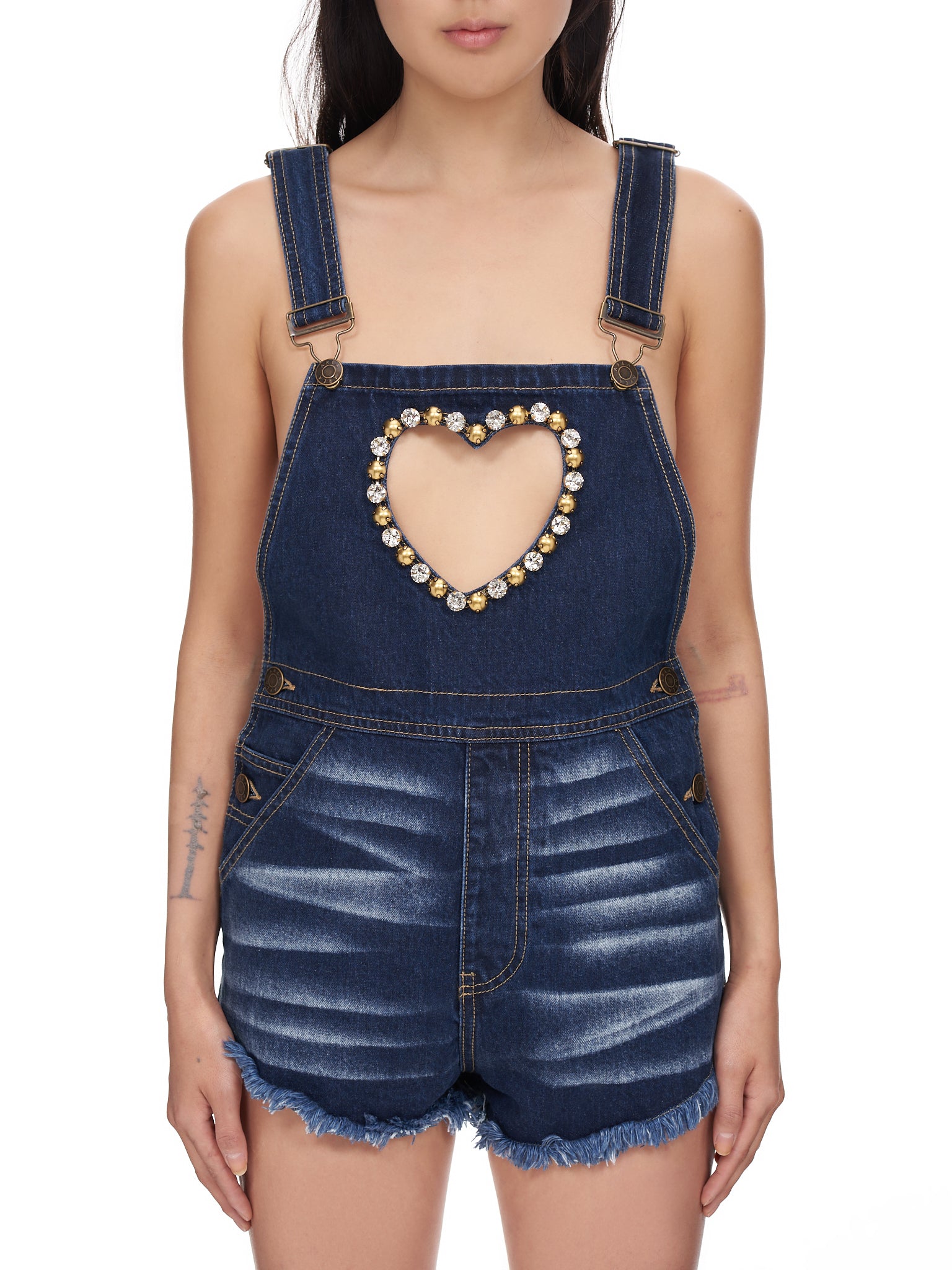 Area Heart Cutout Overall | H. Lorenzo - front