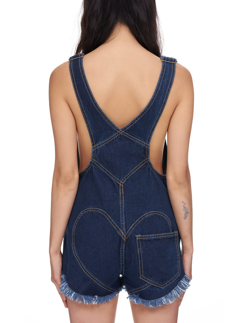 Area Heart Cutout Overall | H. Lorenzo - back