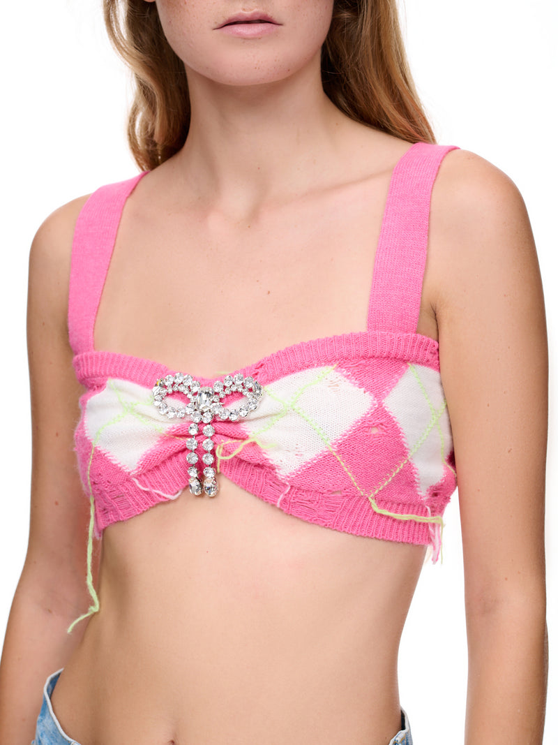 AREA Argyle Top | H.Lorenzo - detail 1