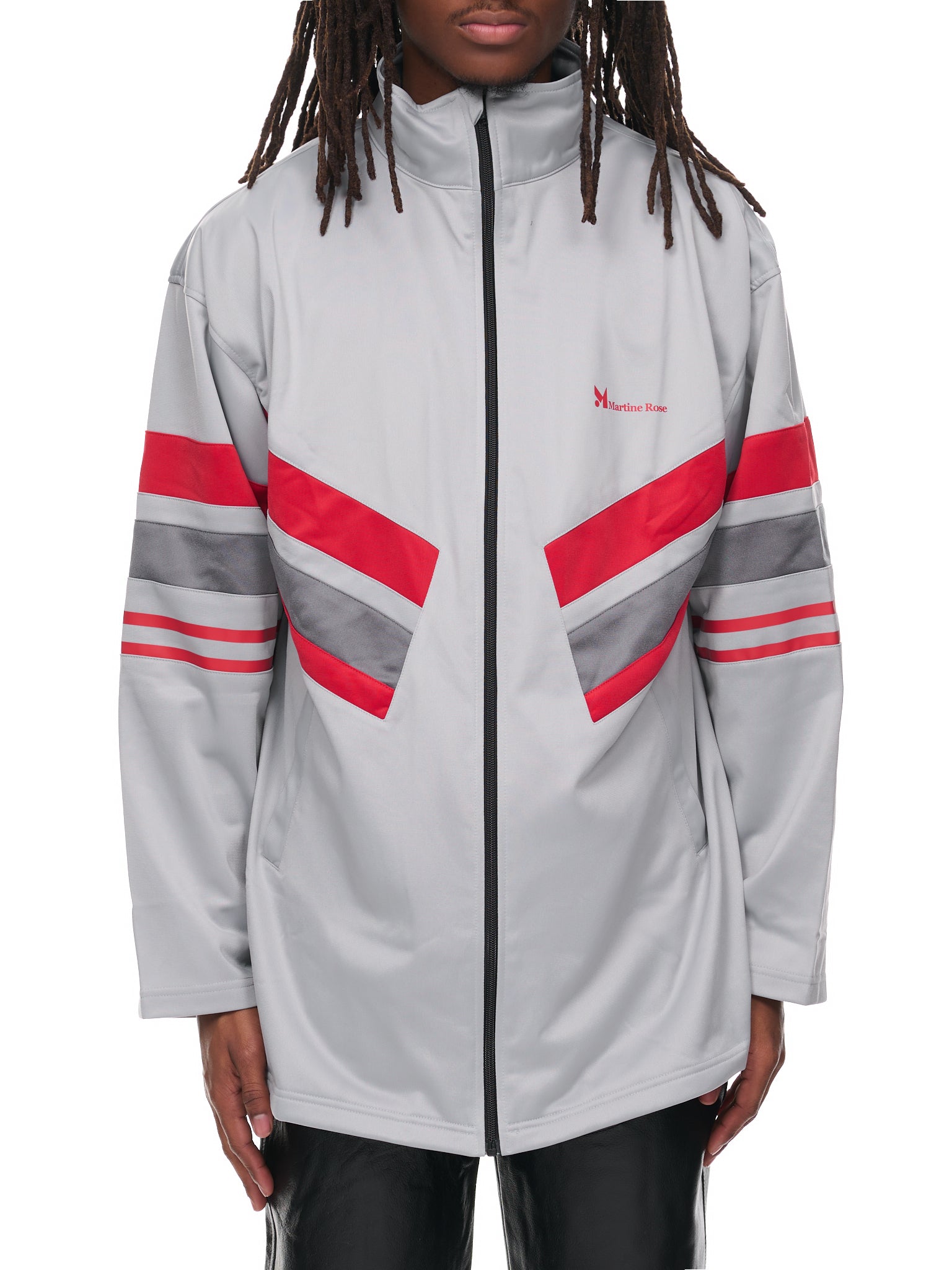 Twin Set Track Jacket (22121-GREY-RED)