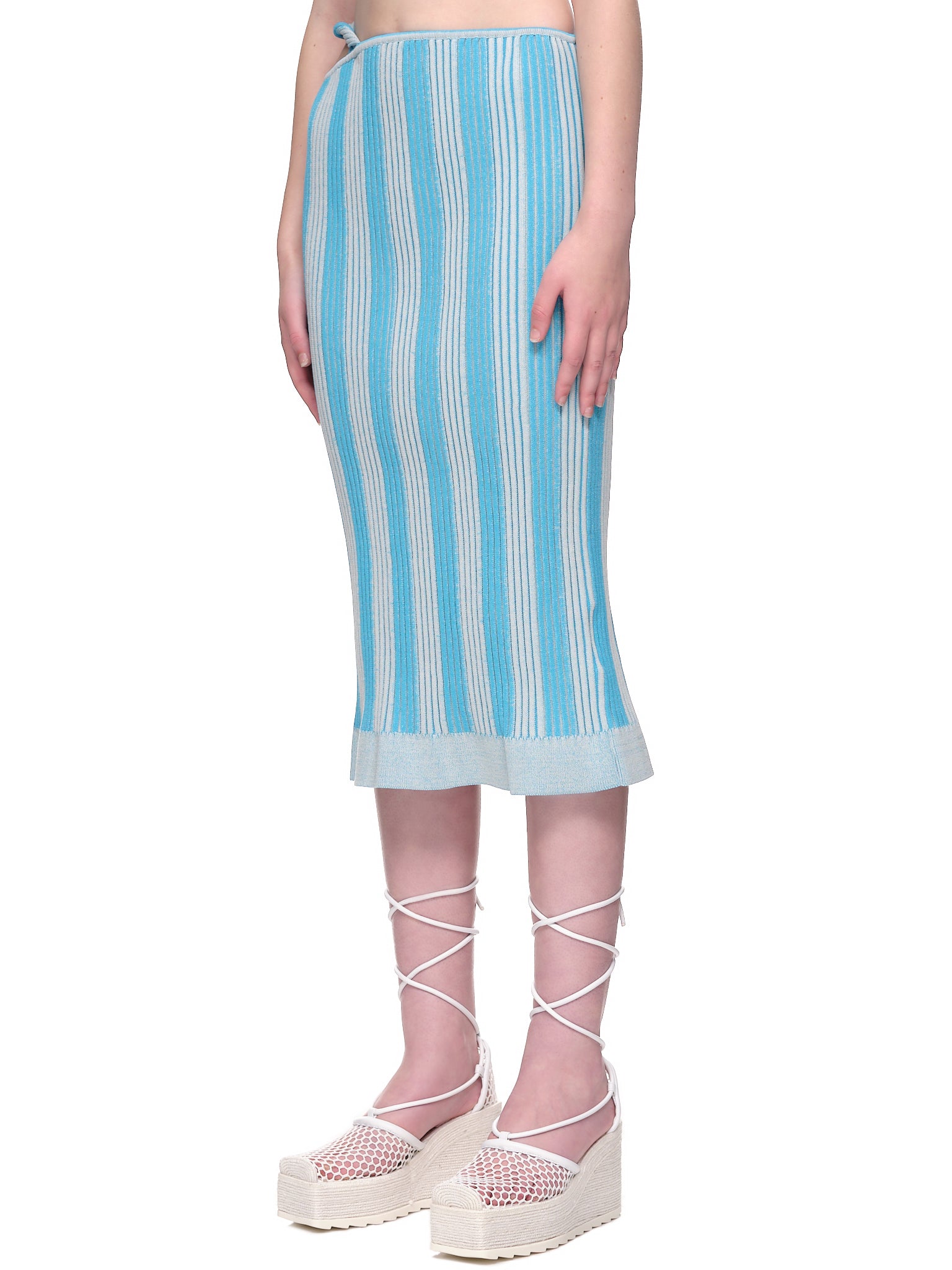 Rose Jacquard Knit Skirt – MAISON MARBLE