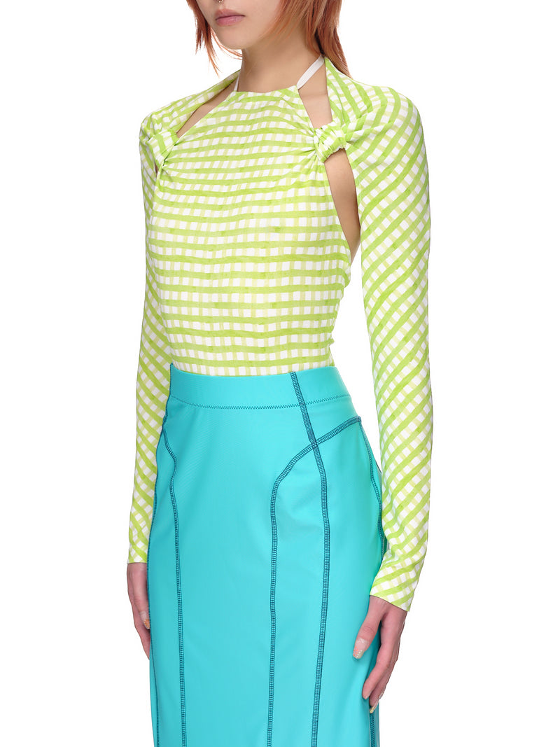 Jacquemus Fitted Halter Bodysuit | H.Lorenzo - side