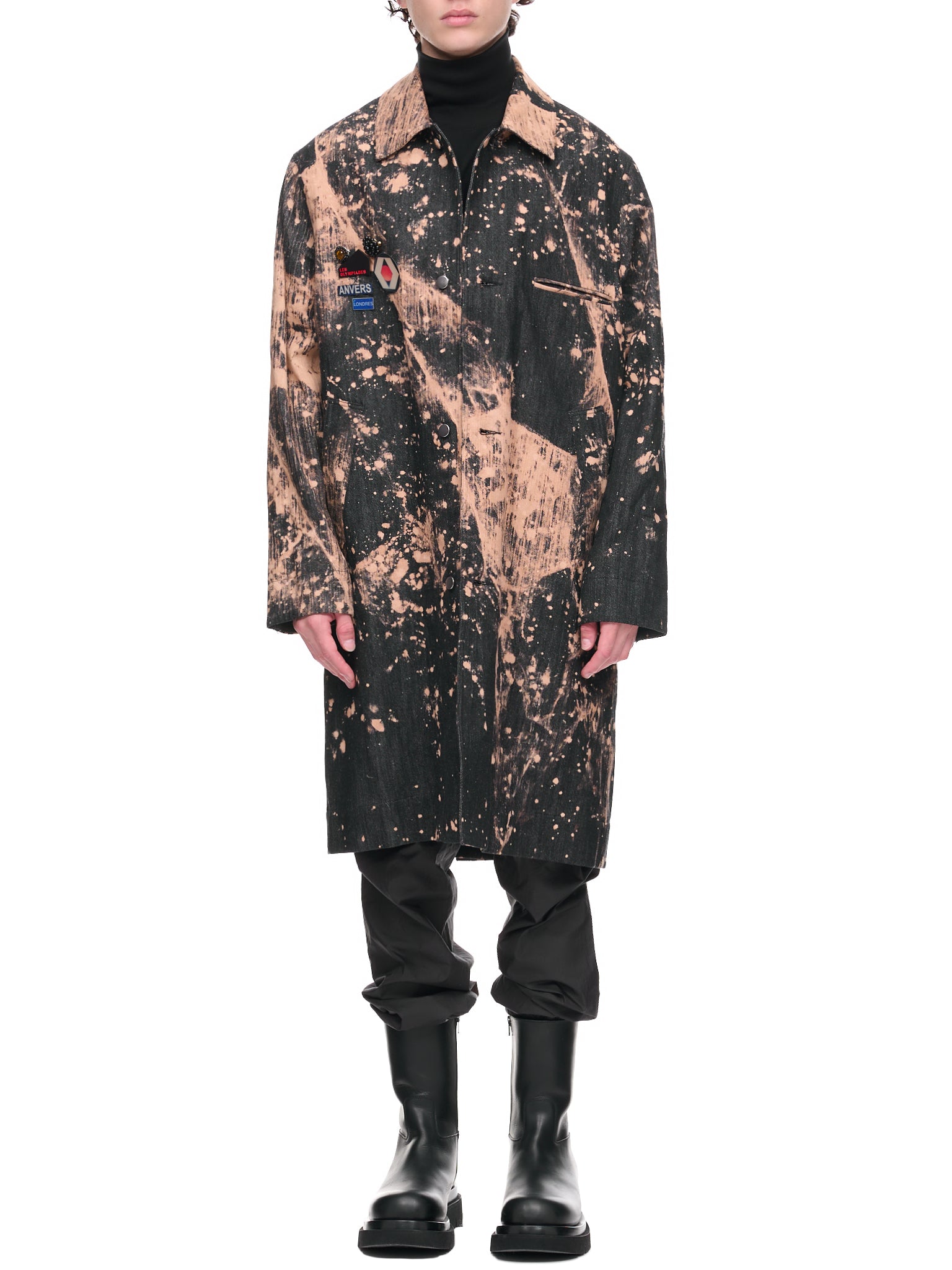 SONG FOR THE MUTE Bleached Coat | H. Lorenzo - front