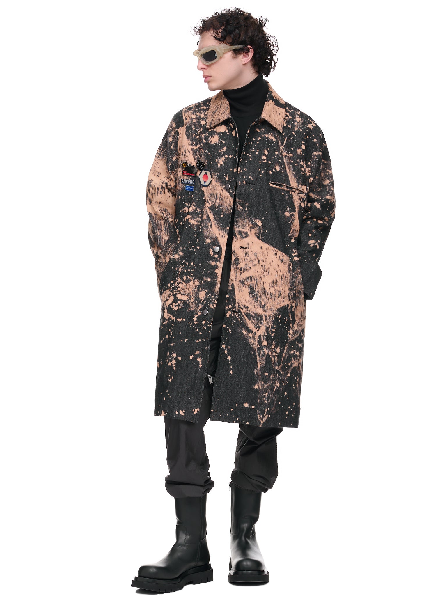 SONG FOR THE MUTE Bleached Coat | H. Lorenzo - styled 