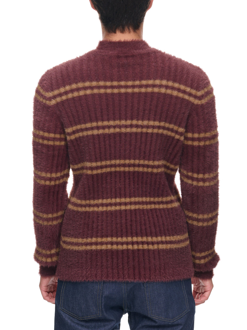 Le Pull Rayé (226KN075-2107-BROWN)