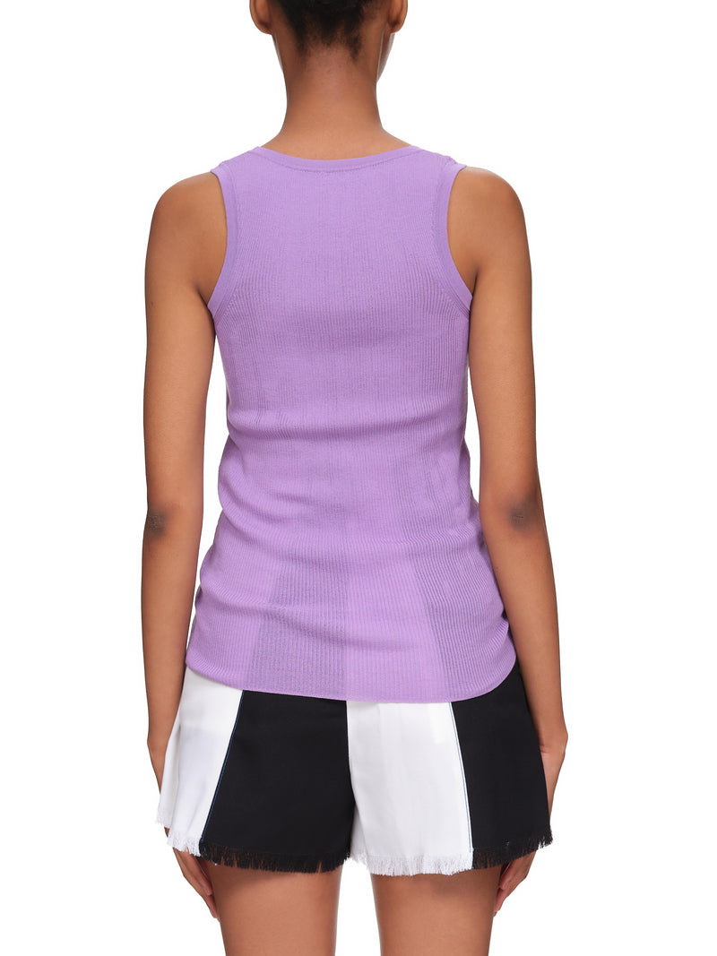 Think Knit Tank (22EMPU028ML0498-U3153-PURPLE)