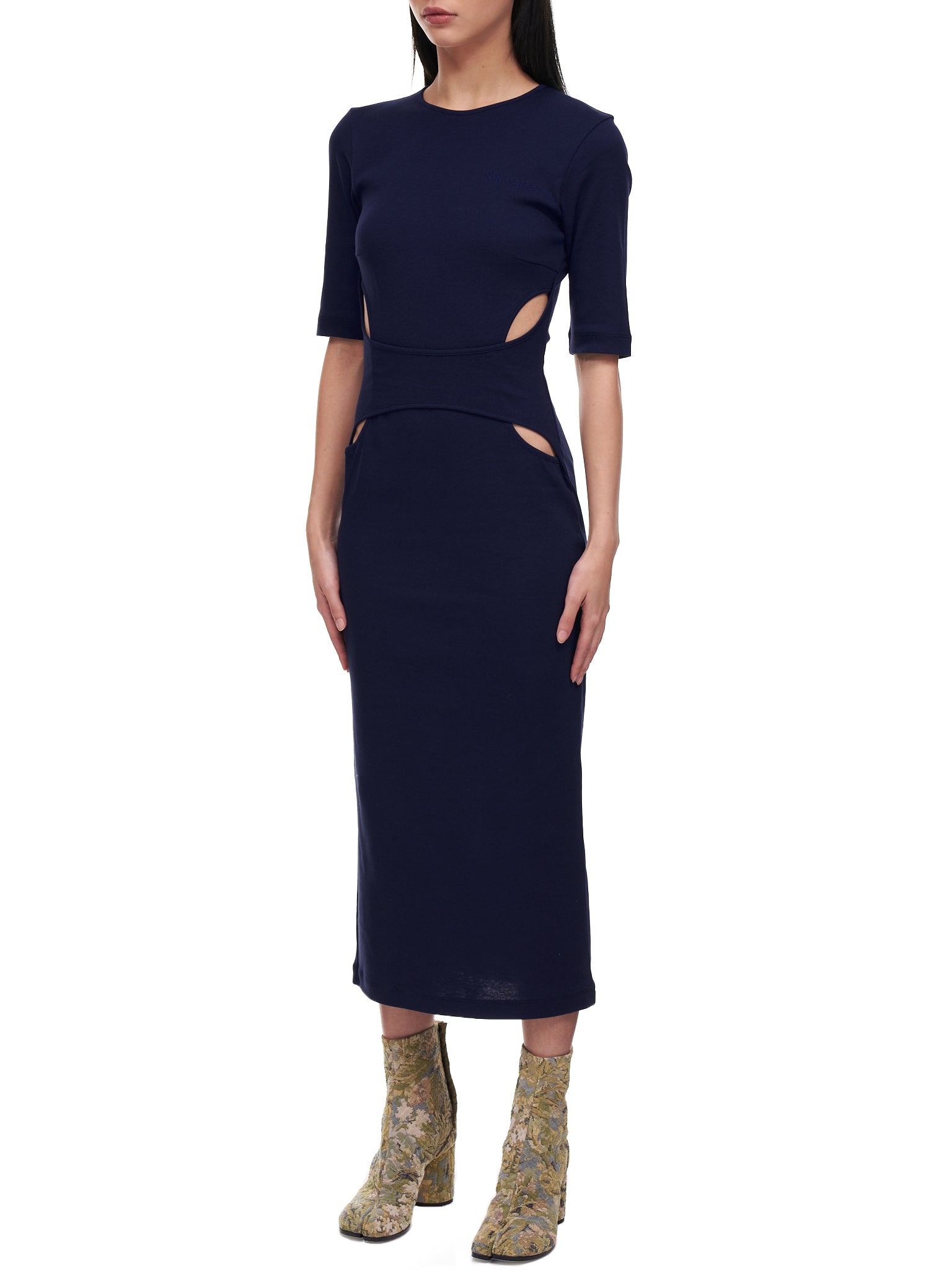 Nina Ricci Layered Bodycon Cutout Dress | H. Lorenzo - side 
