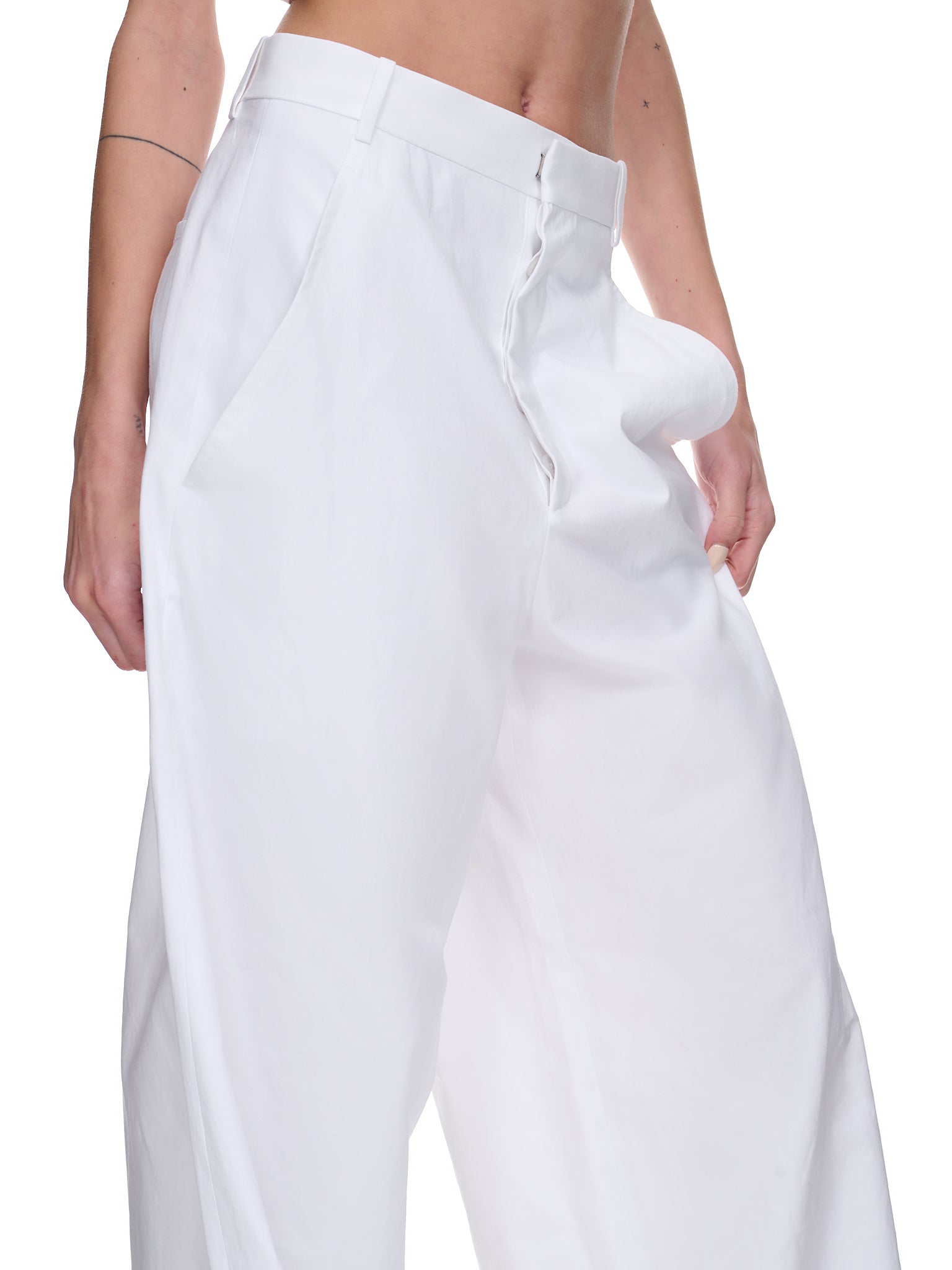 Dorothee Wide Trousers (2301-W-TR05-FA247-001-WHITE)