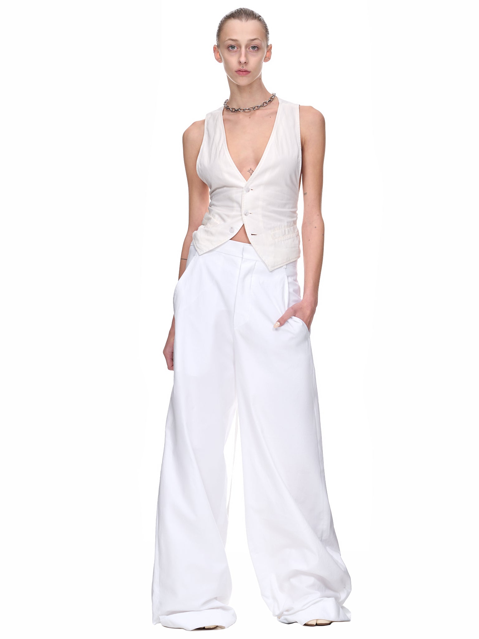 Dorothee Wide Trousers (2301-W-TR05-FA247-001-WHITE)