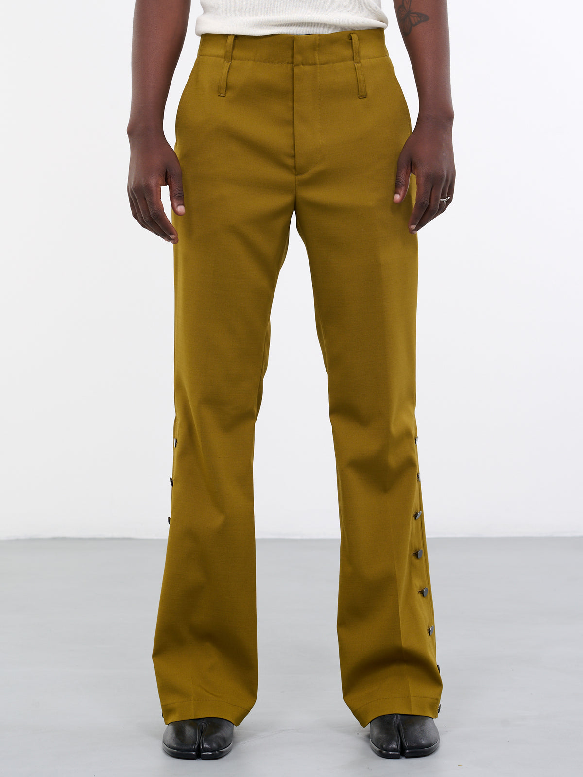 Double Waist Trousers (231-01-0204-YELLOW)