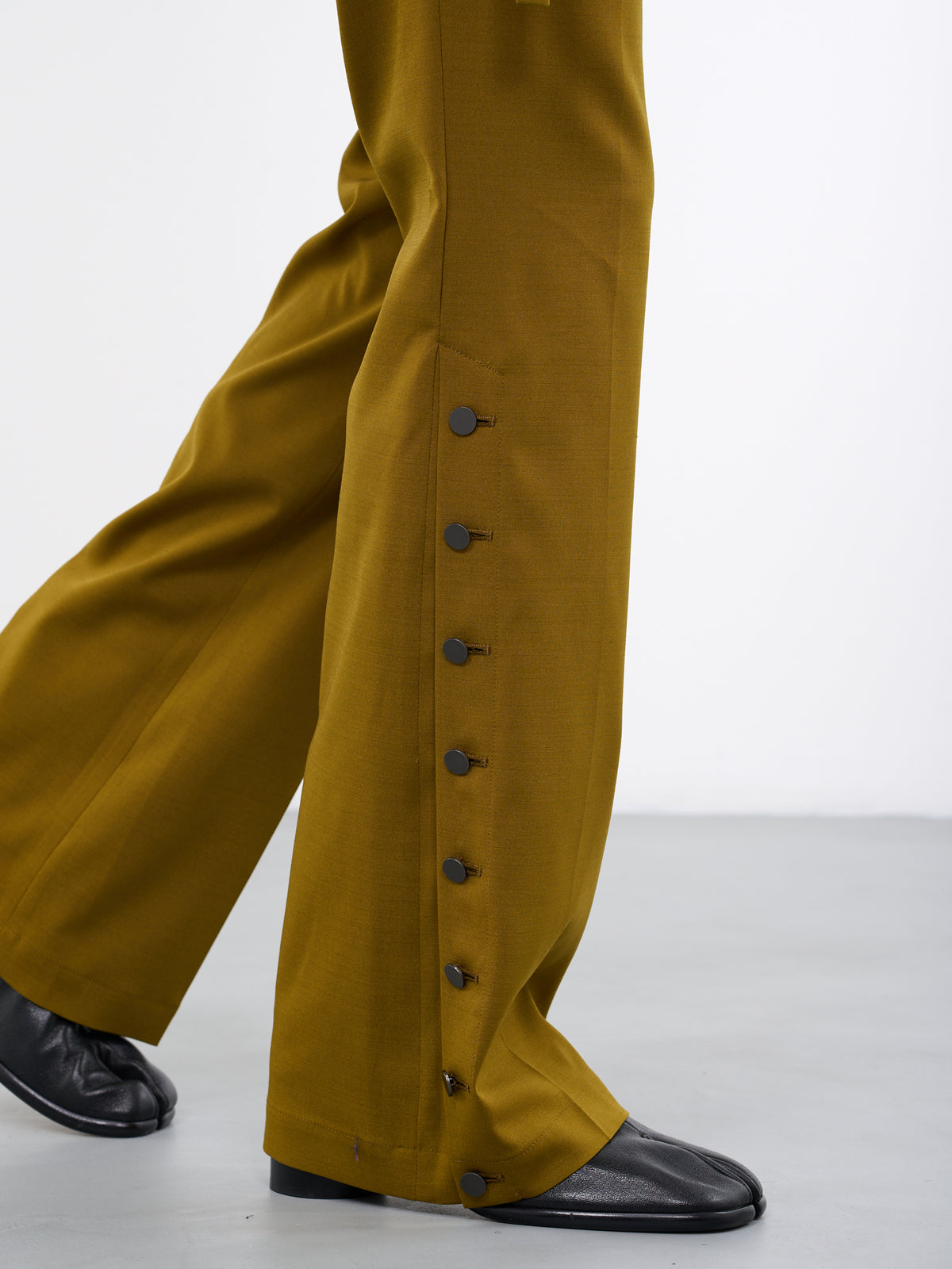 Double Waist Trousers (231-01-0204-YELLOW)