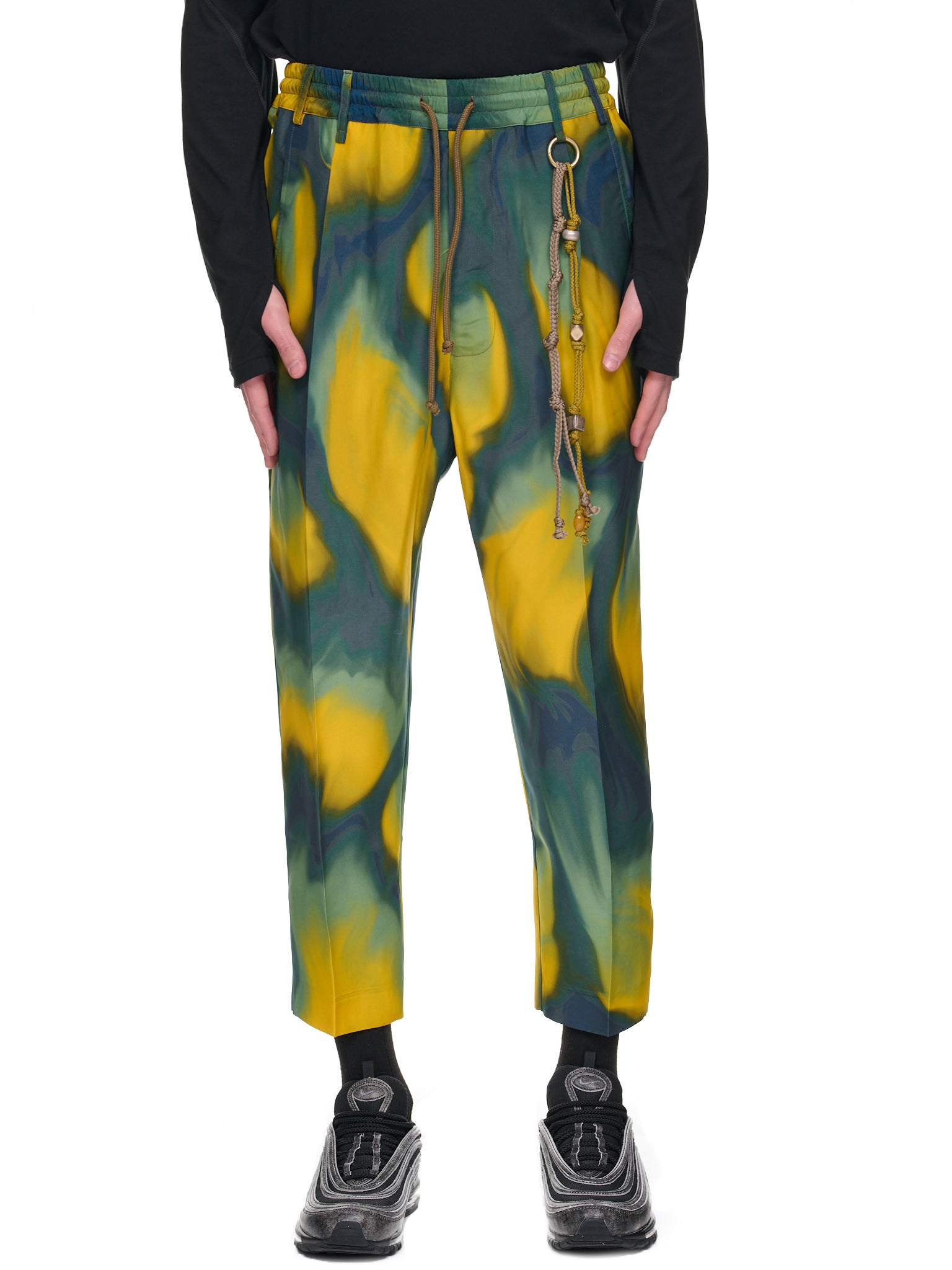SONG FOR THE MUTE Printed Lounge Pants | H. Lorenzo - front