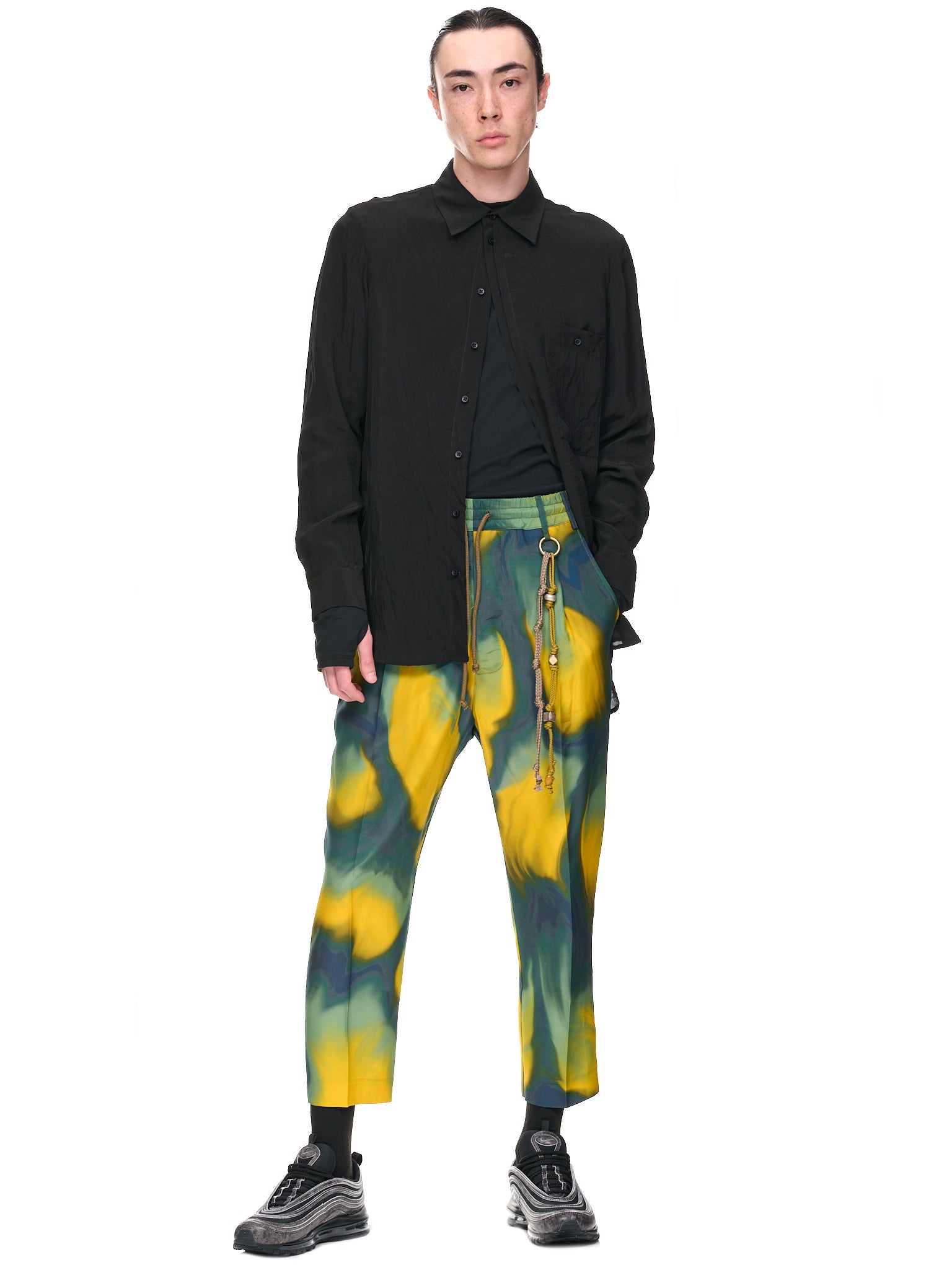 SONG FOR THE MUTE Printed Lounge Pants | H. Lorenzo - styled 