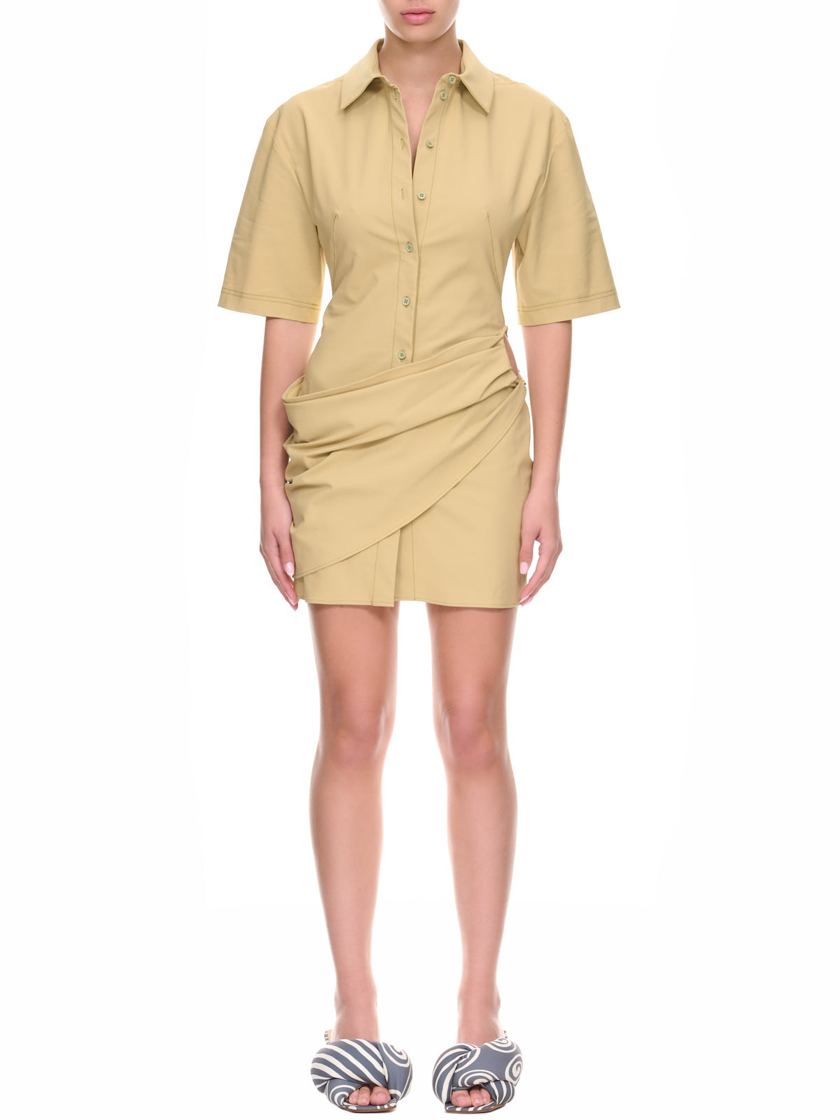 La Robe Camisa (231DR053-1084-530-LIGHT-KHAKI)