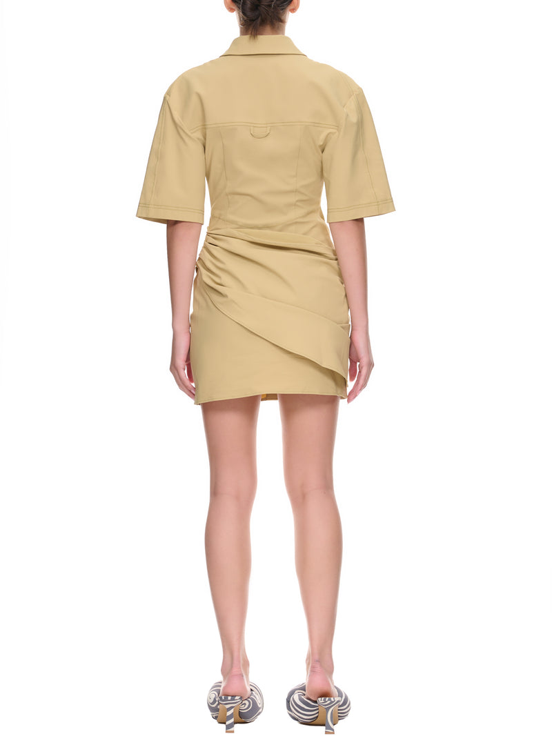 La Robe Camisa (231DR053-1084-530-LIGHT-KHAKI)