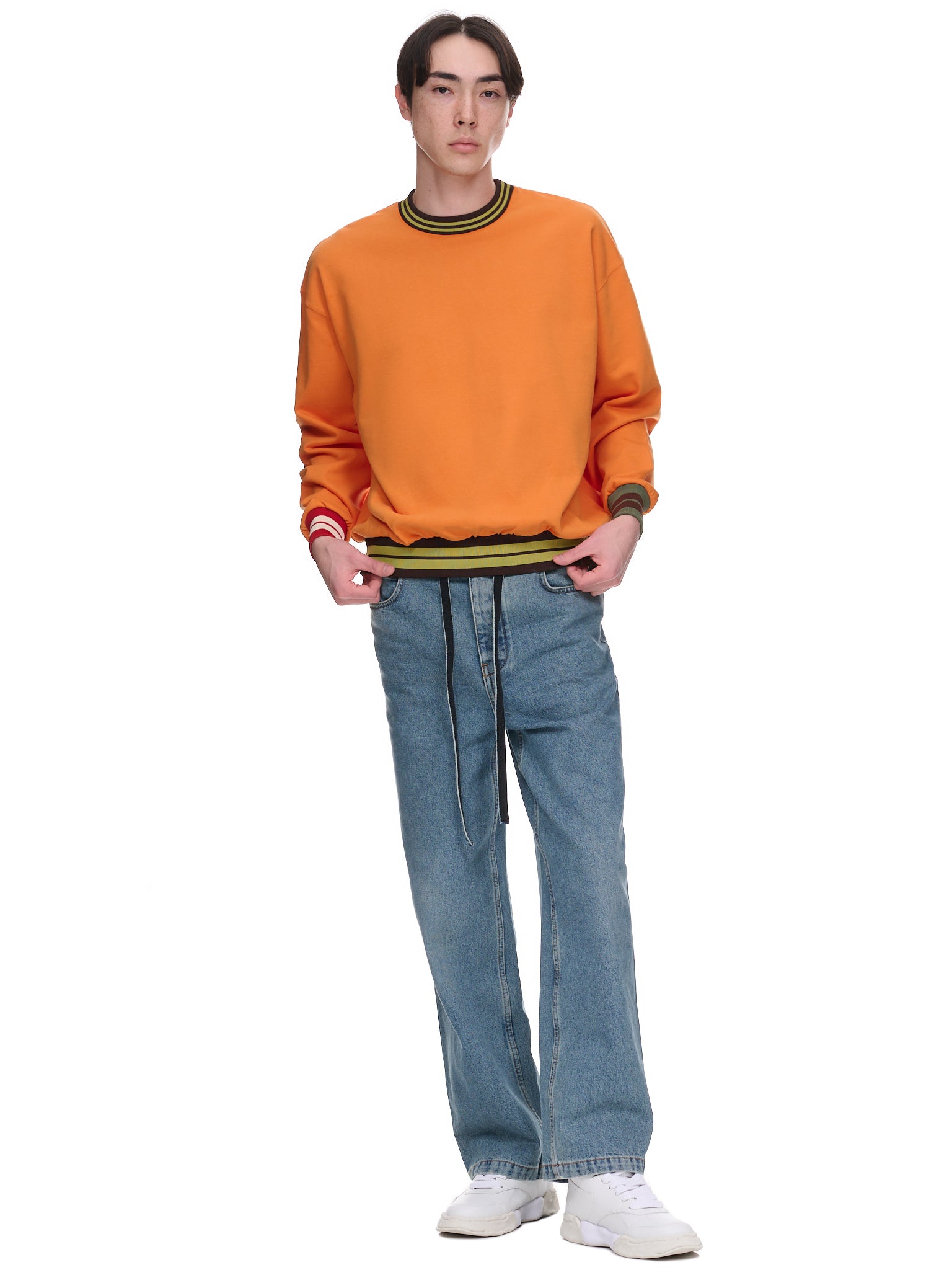 Le Sweatshirt Lasso (235JS120-2272-ORANGE)