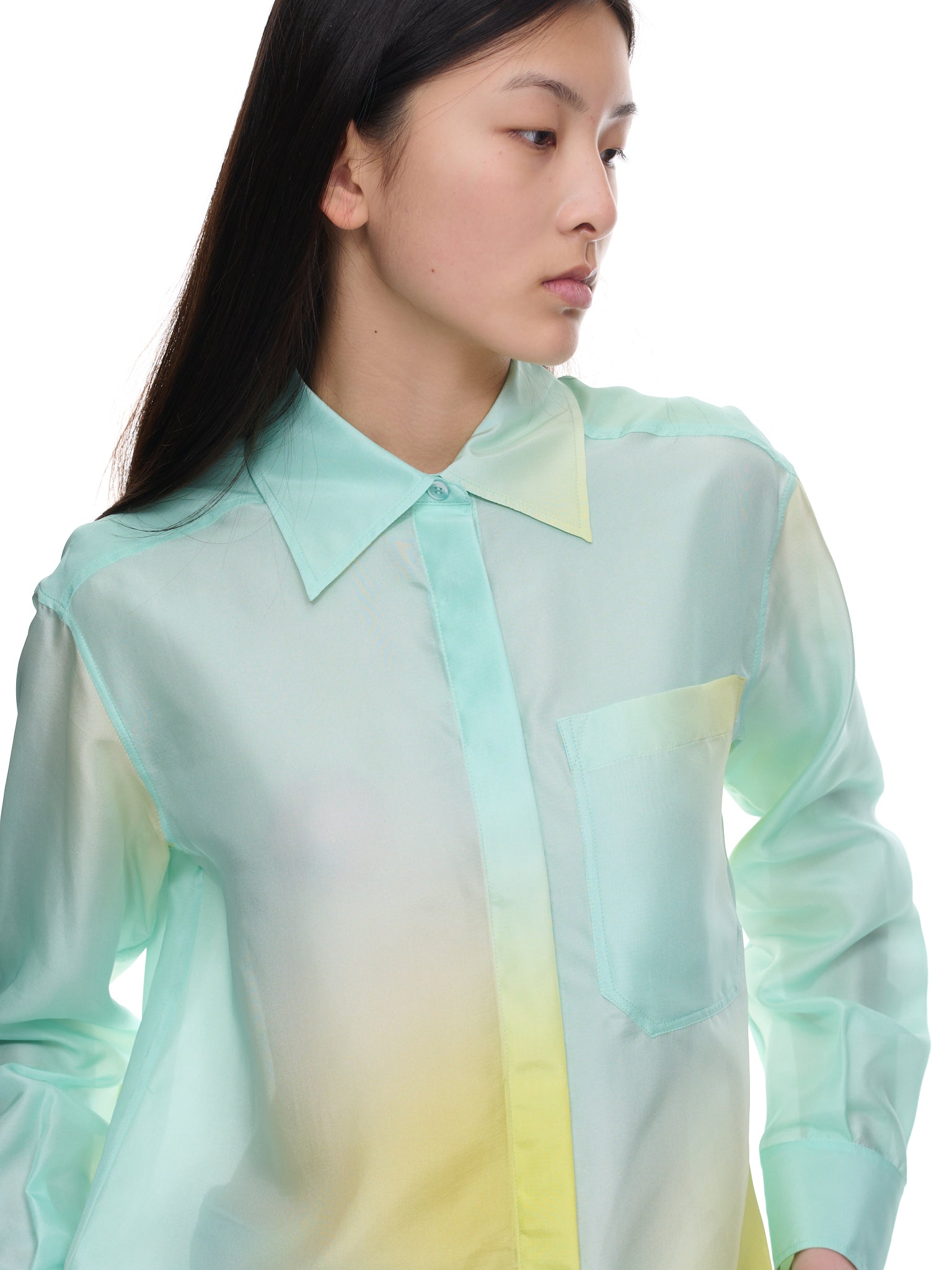 Tie-Dye Shirt (23PCTO024SE1378-BLUE-YELLOW-DO)