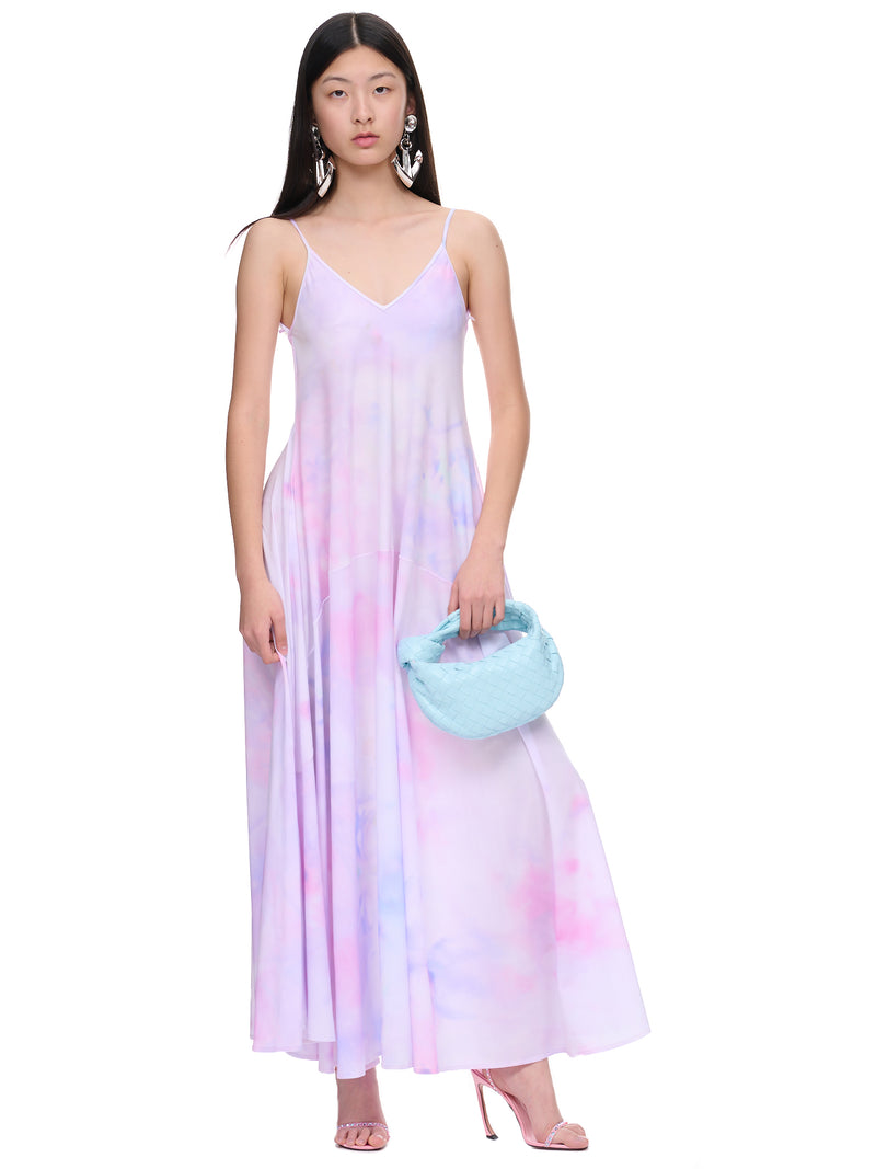 Open-Back Dress (23PJRO011PA0473-PINK-TIE-DYE)