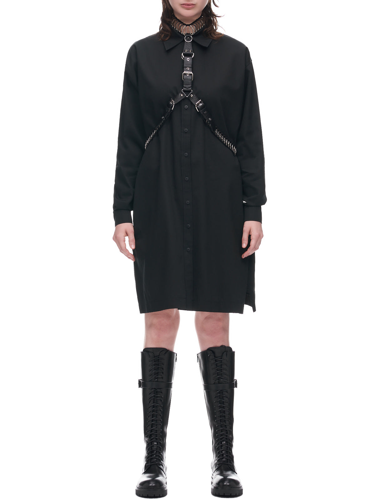 Harness Dress (23WD01-BLACK)