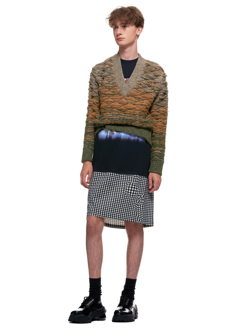 Distorted Gingham Vintage Boyband T-Shirt (EP2-NA-BLK-BACKSTREET-BOYS)