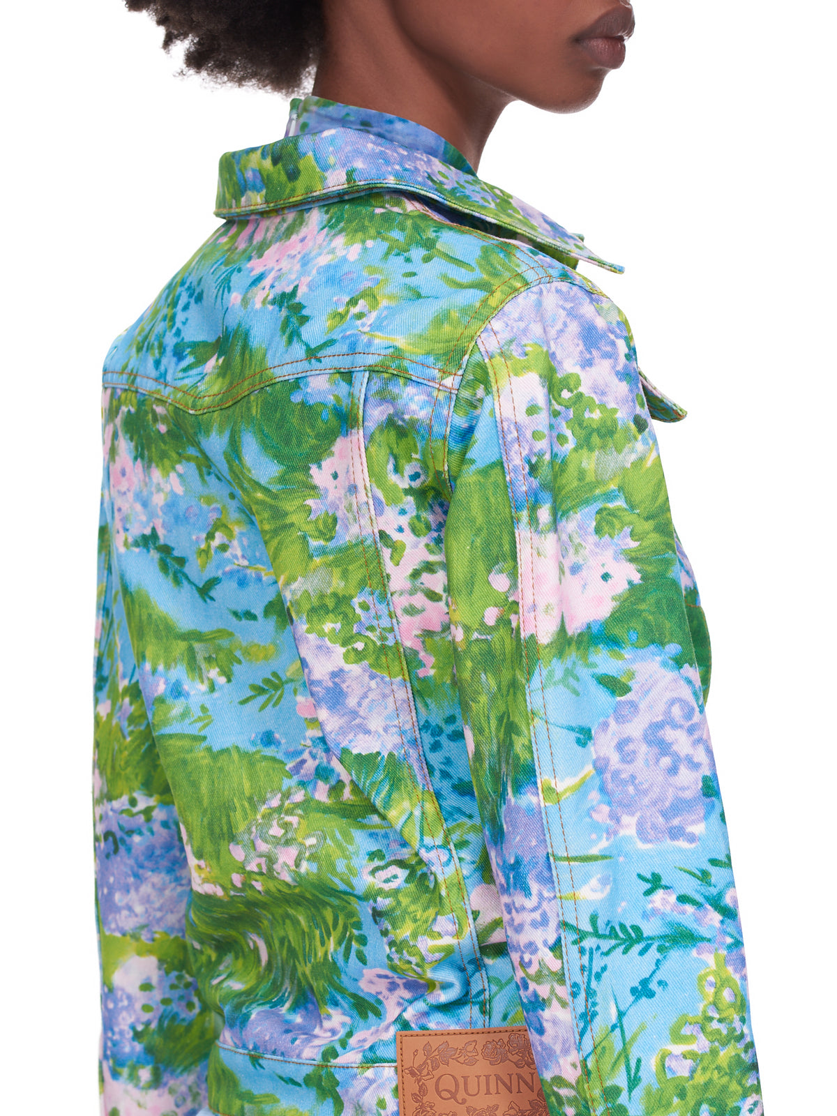 Richard Quinn Floral Denim Jacket | H. Lorenzo - detail 2