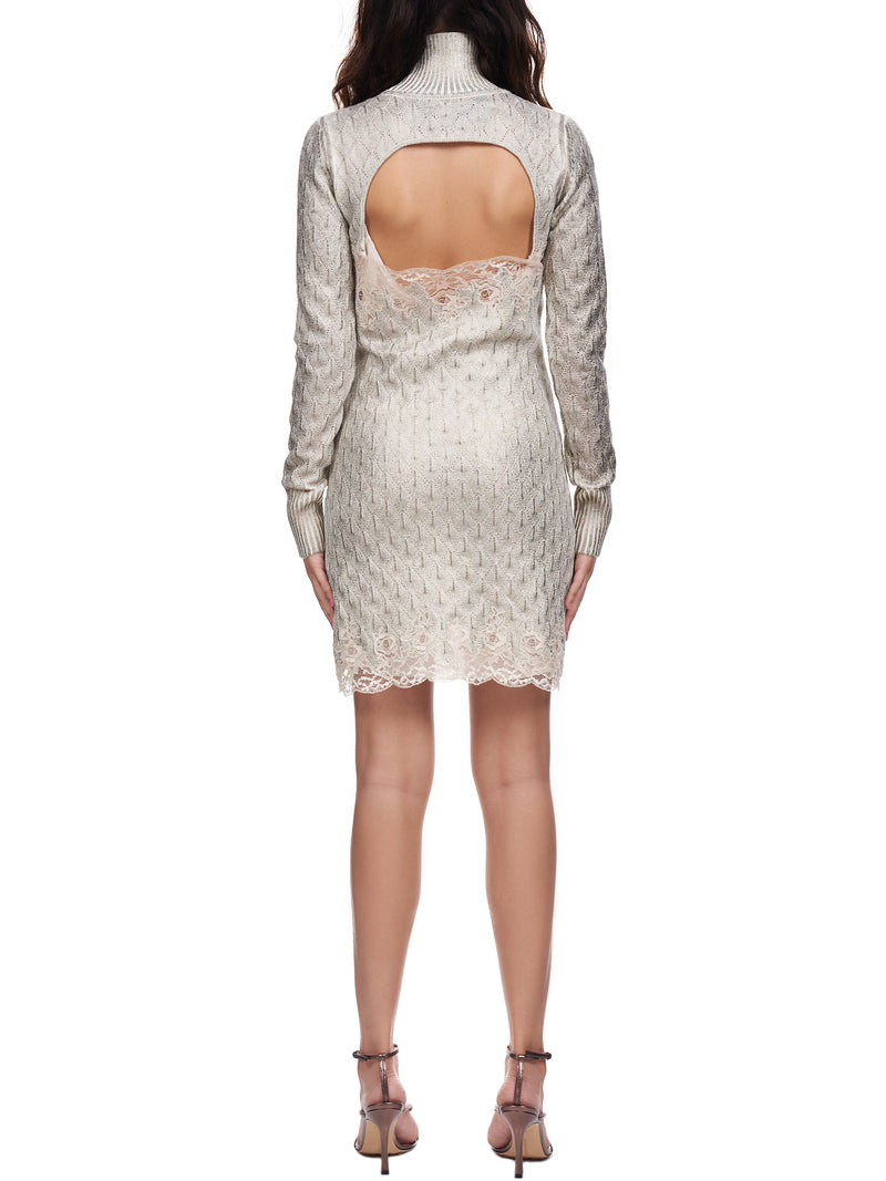 Blumarine Turtleneck Dress | H. Lorenzo - back