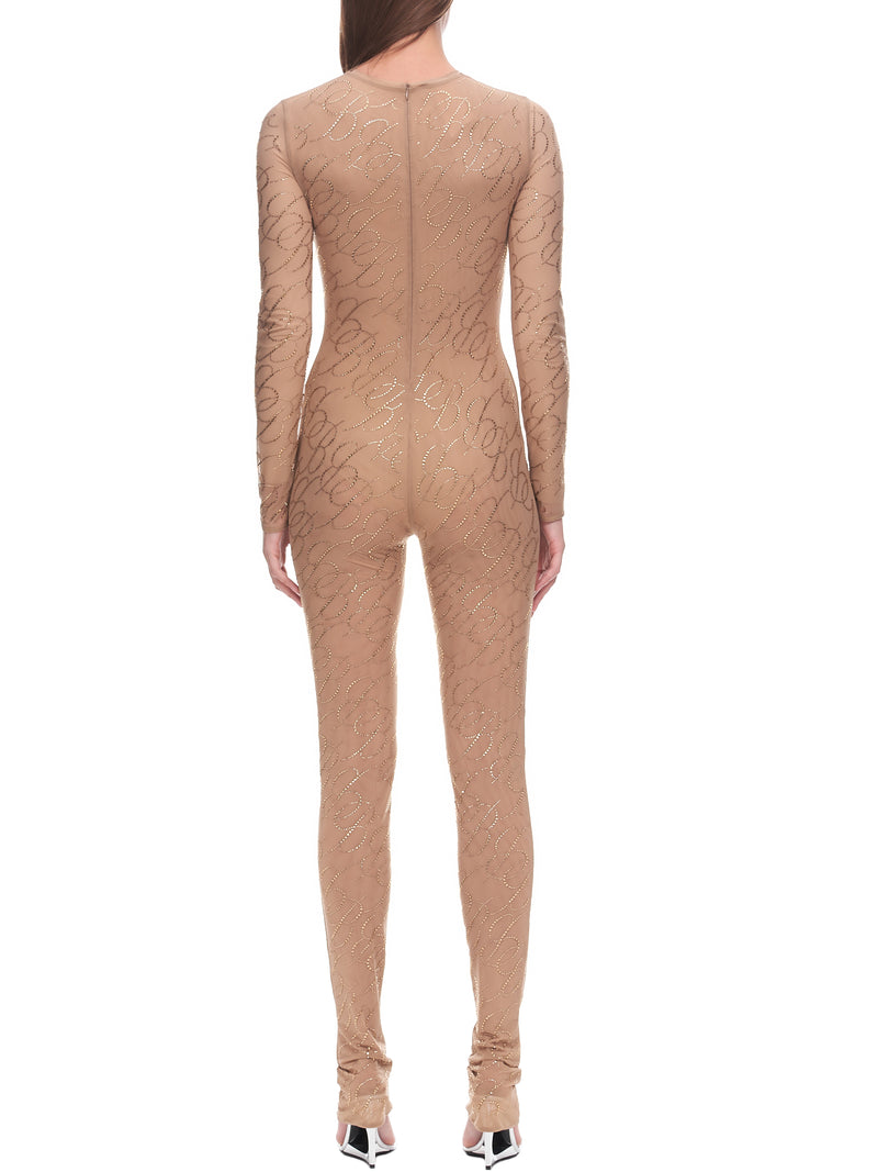 Blumarine Rhinestone Catsuit | H.Lorenzo - back
