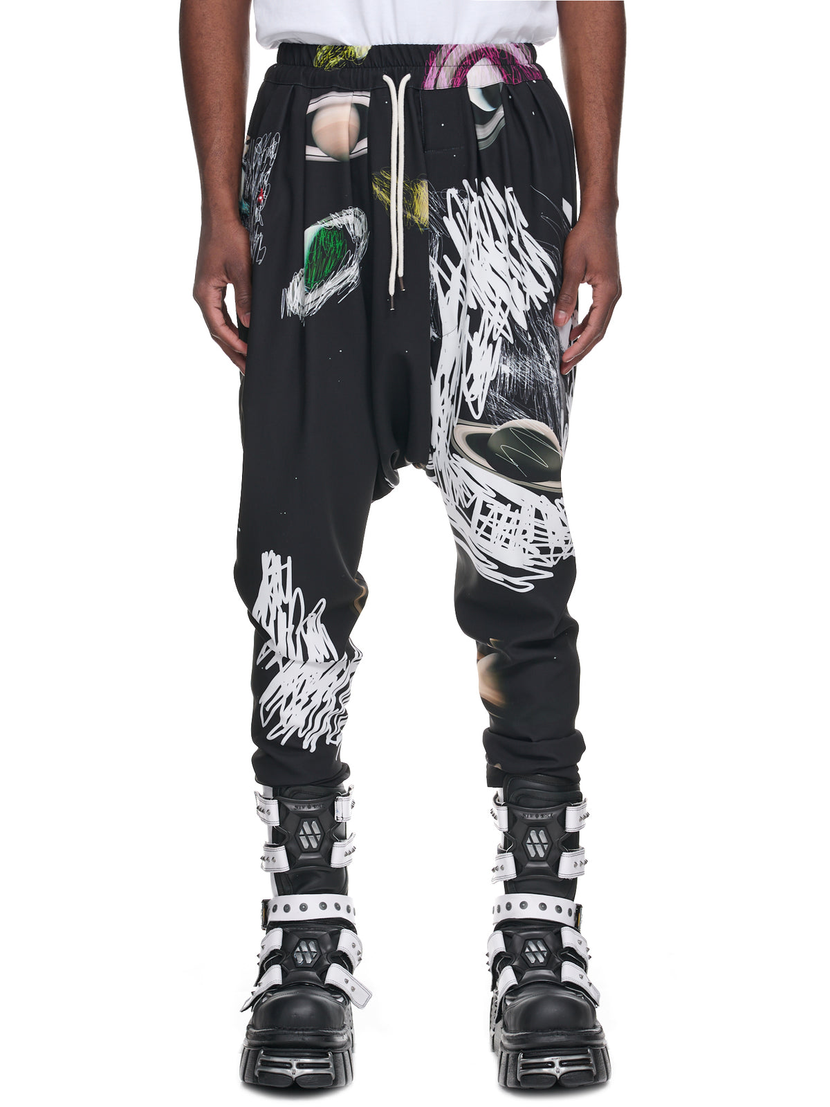 Drunken Sweatpants (2F01000J-W00AF-SW-O318-BLACK-P)