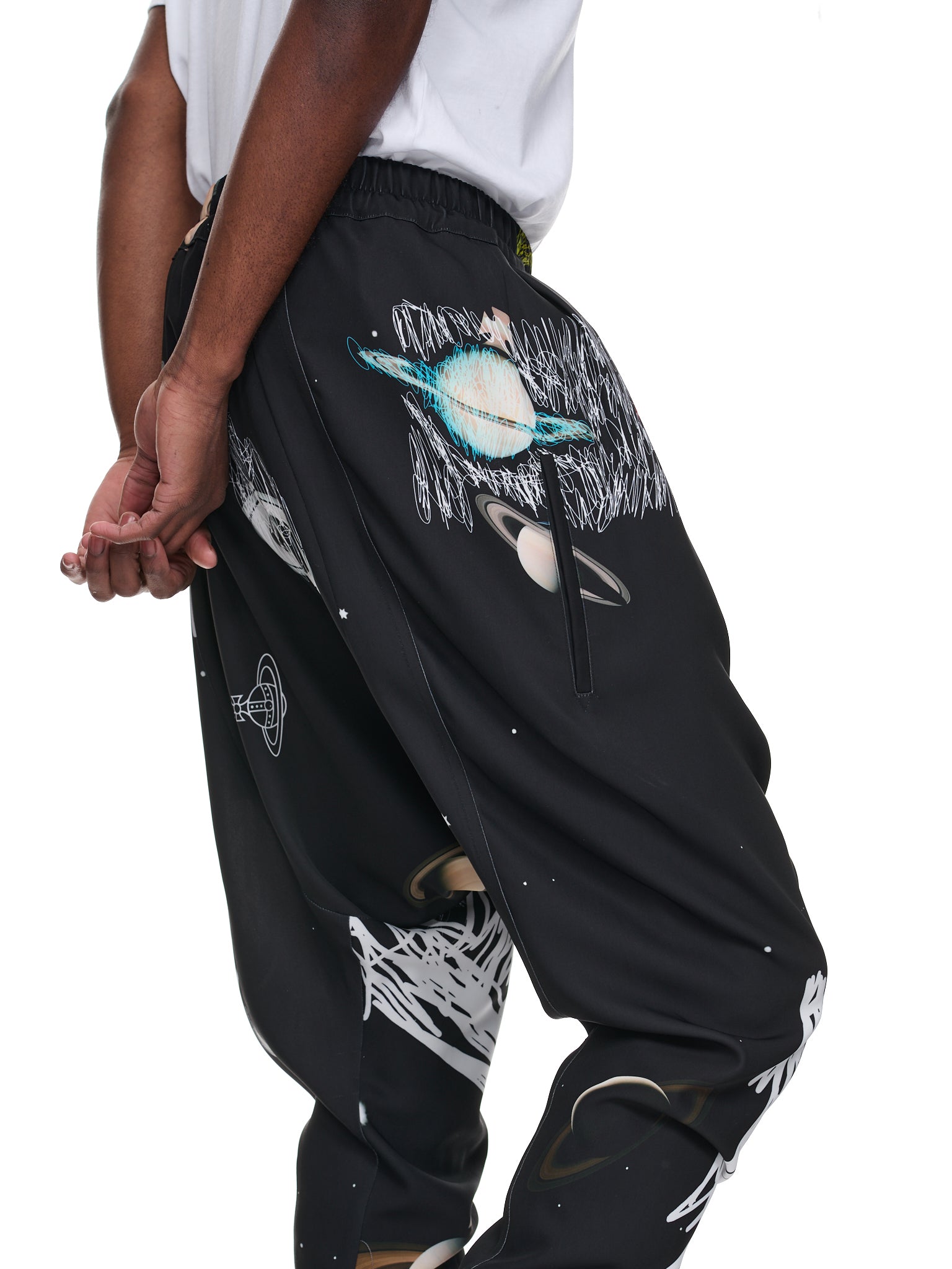 Drunken Sweatpants (2F01000J-W00AF-SW-O318-BLACK-P)