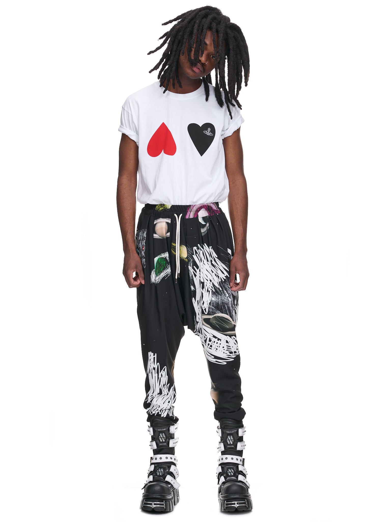 Drunken Sweatpants (2F01000J-W00AF-SW-O318-BLACK-P)