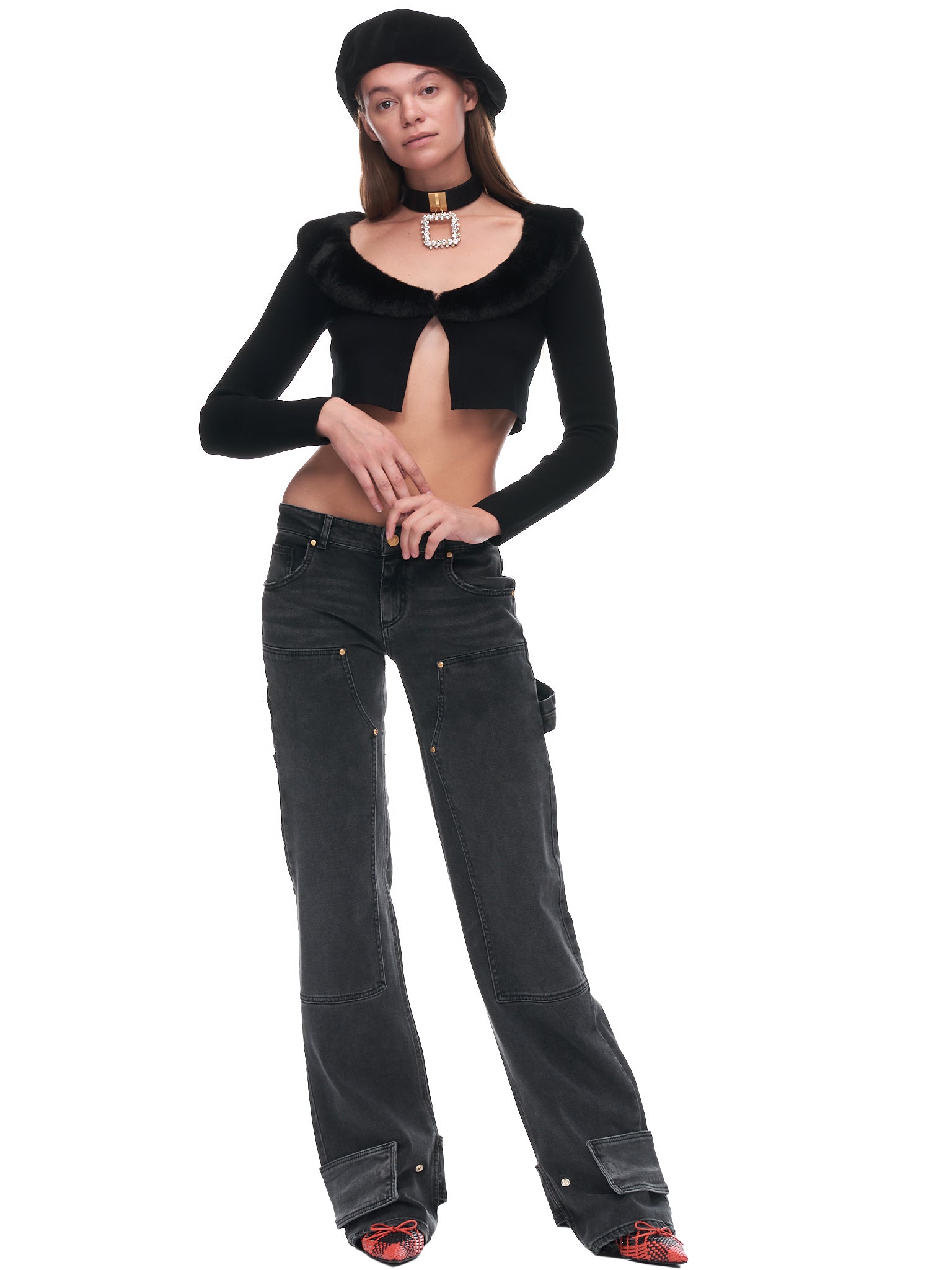 Knit Mules (KNITTED-MULES-BLACK)