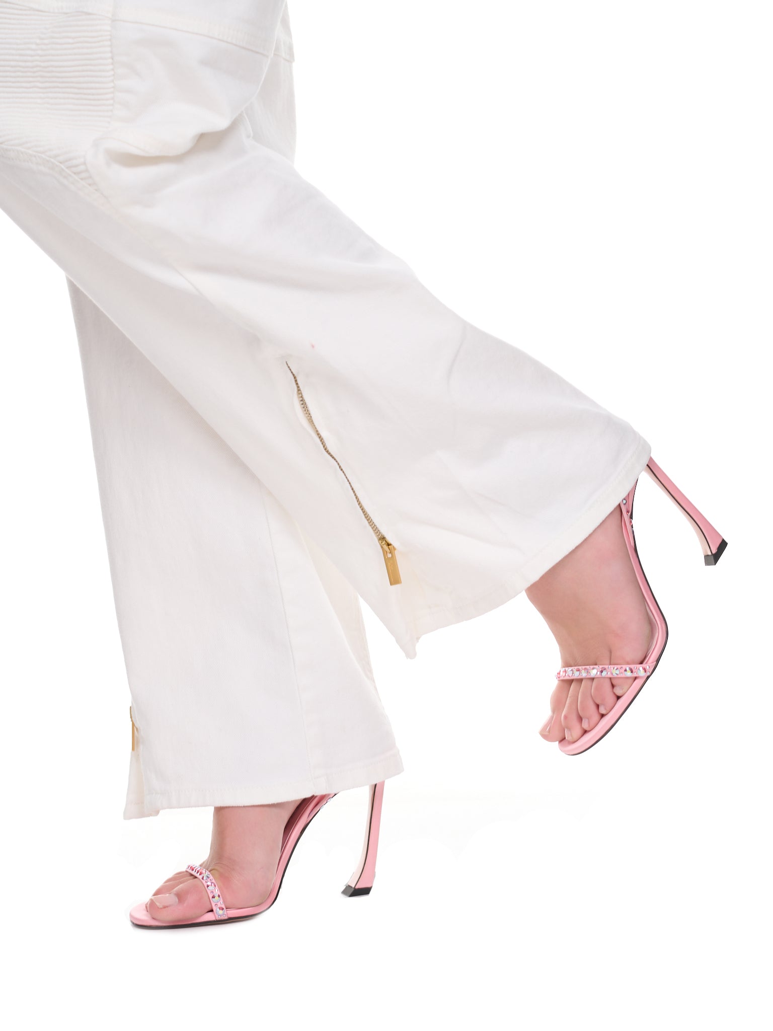 Biker Pants (2J056A-N0103-WHITE)