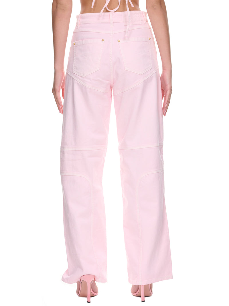 Biker Pants (2J056A-N0124-PINK)