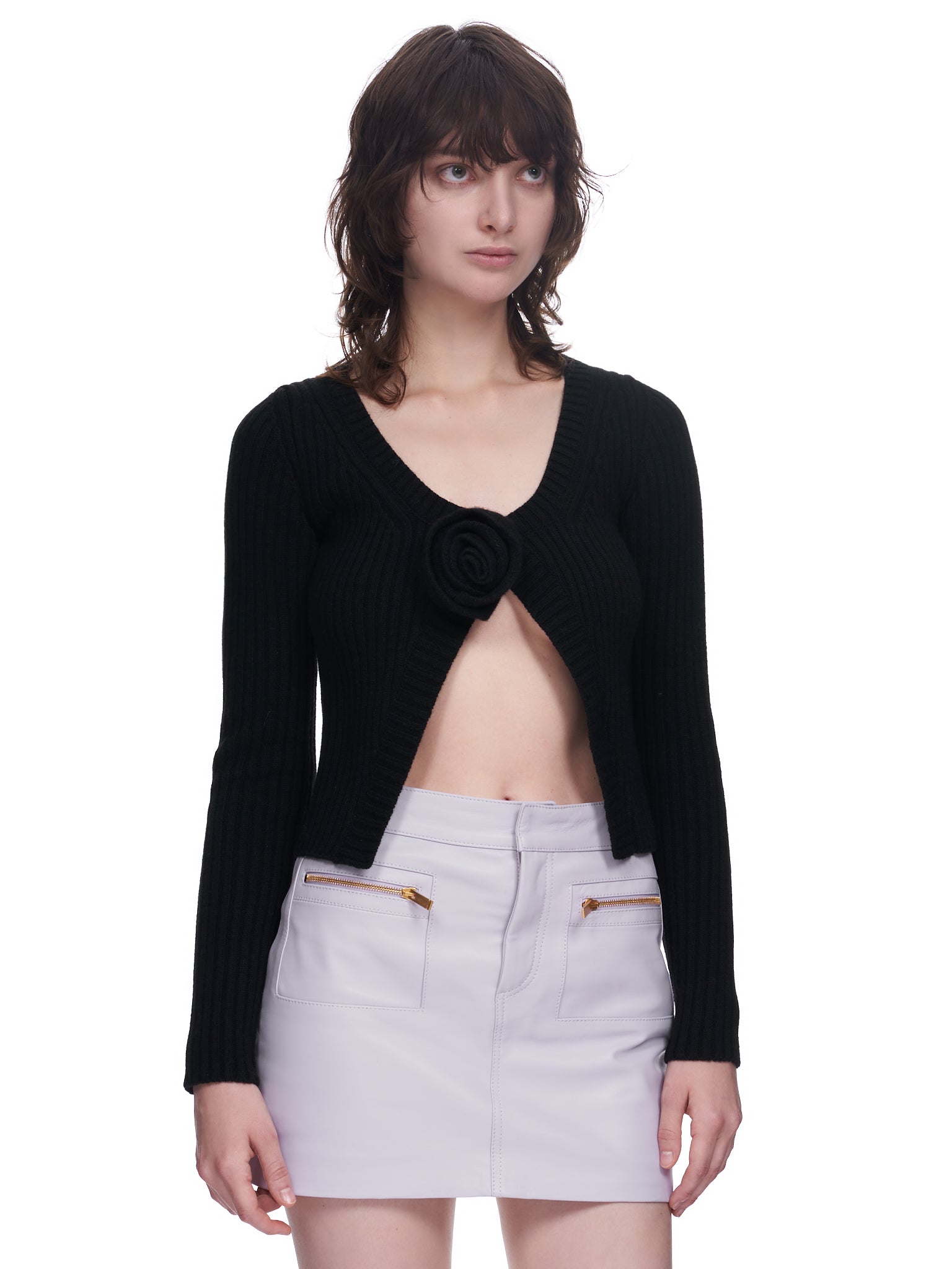 Blumarine Ribbed Knit Cardigan | H.Lorenzo - side 2