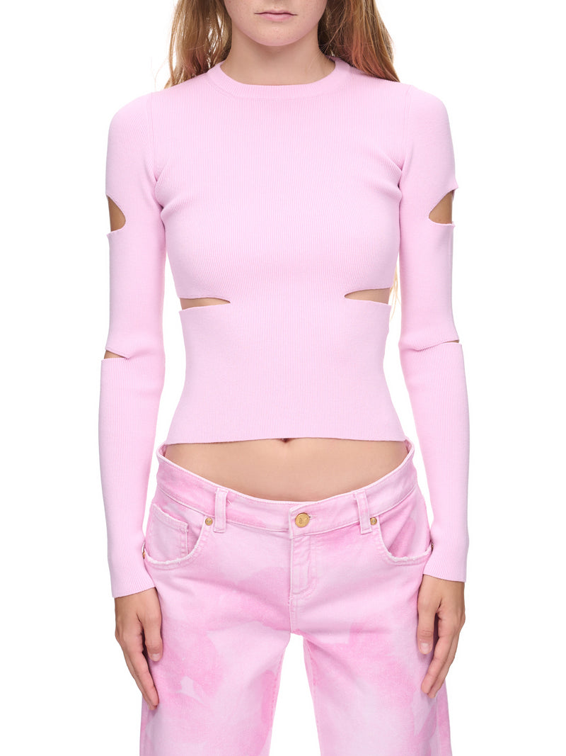 Blumarine Cut-Out Sweater | H.Lorenzo - front