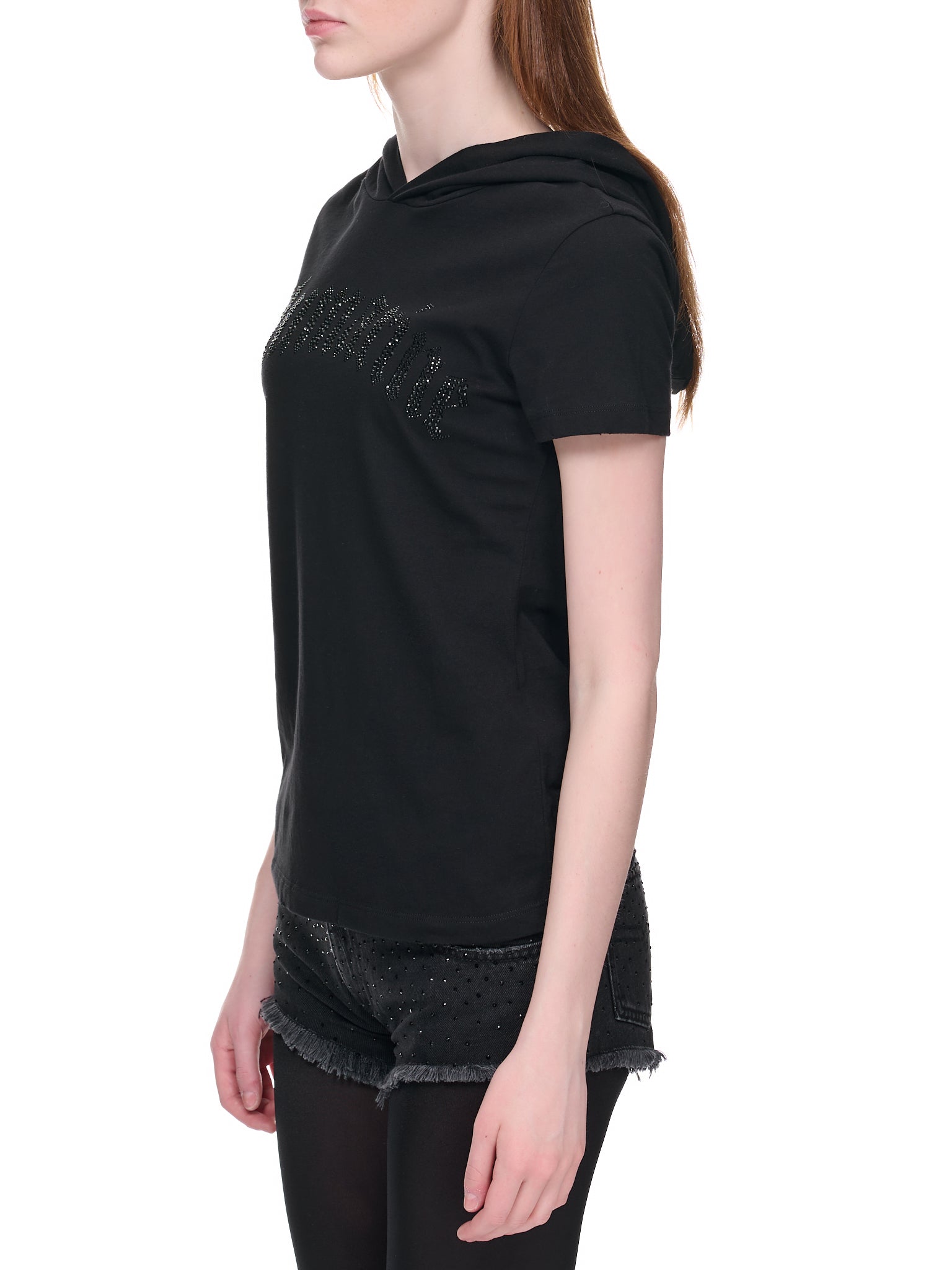 Hooded T-Shirt (2T028A-N0990-NERO)
