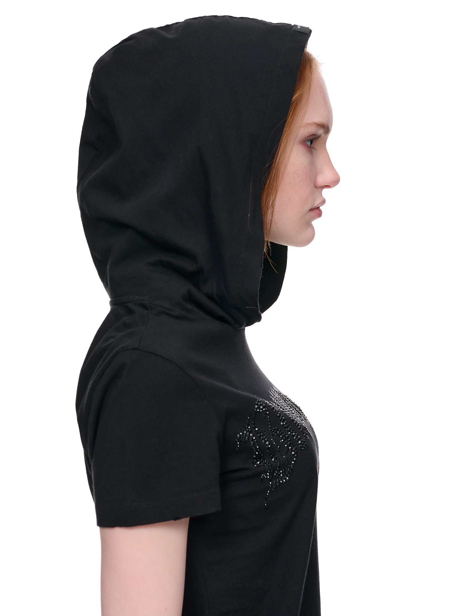 Hooded T-Shirt (2T028A-N0990-NERO)
