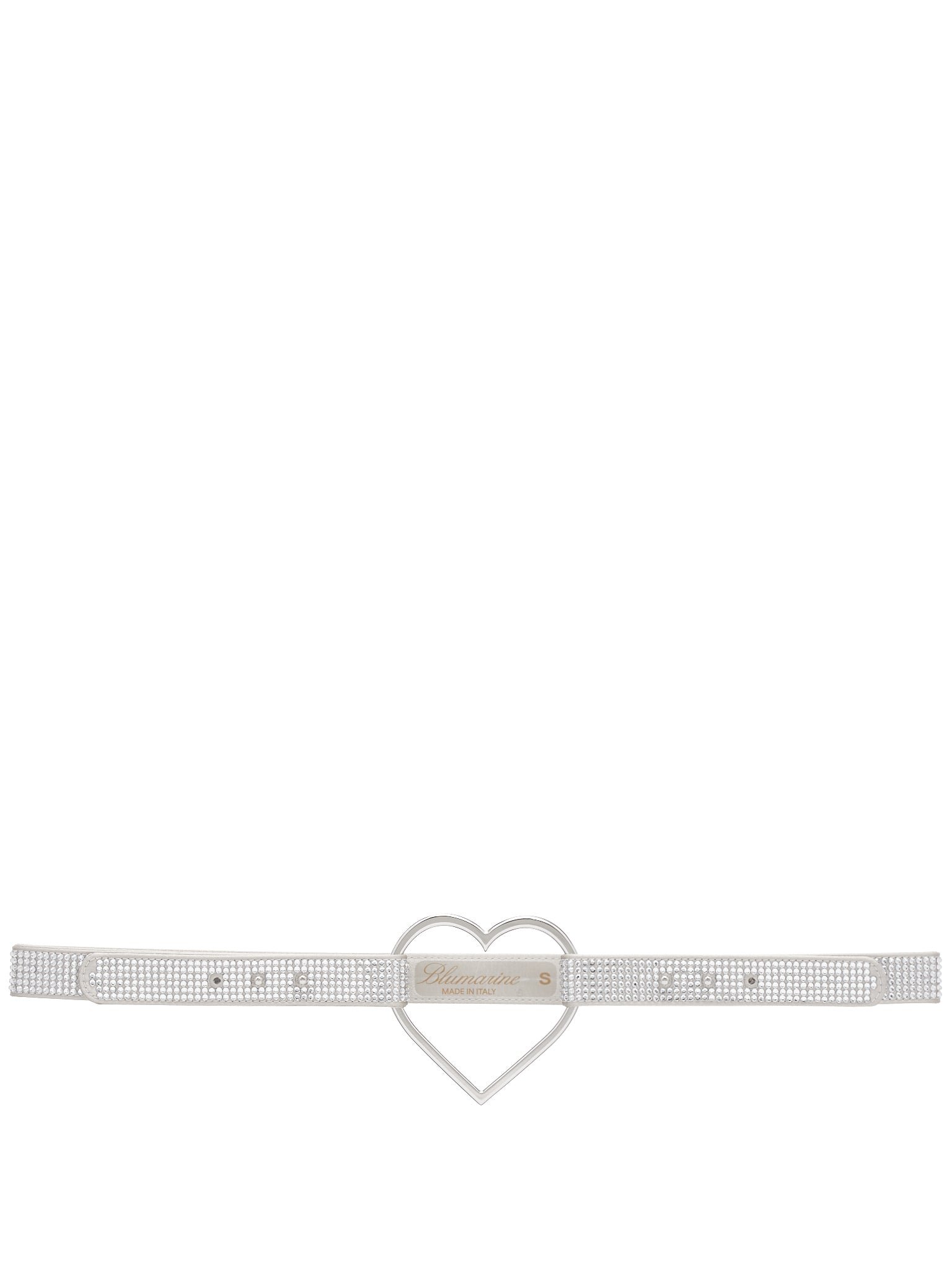 Heart Patent Belt (2W154A-N0993-CRYSTAL)