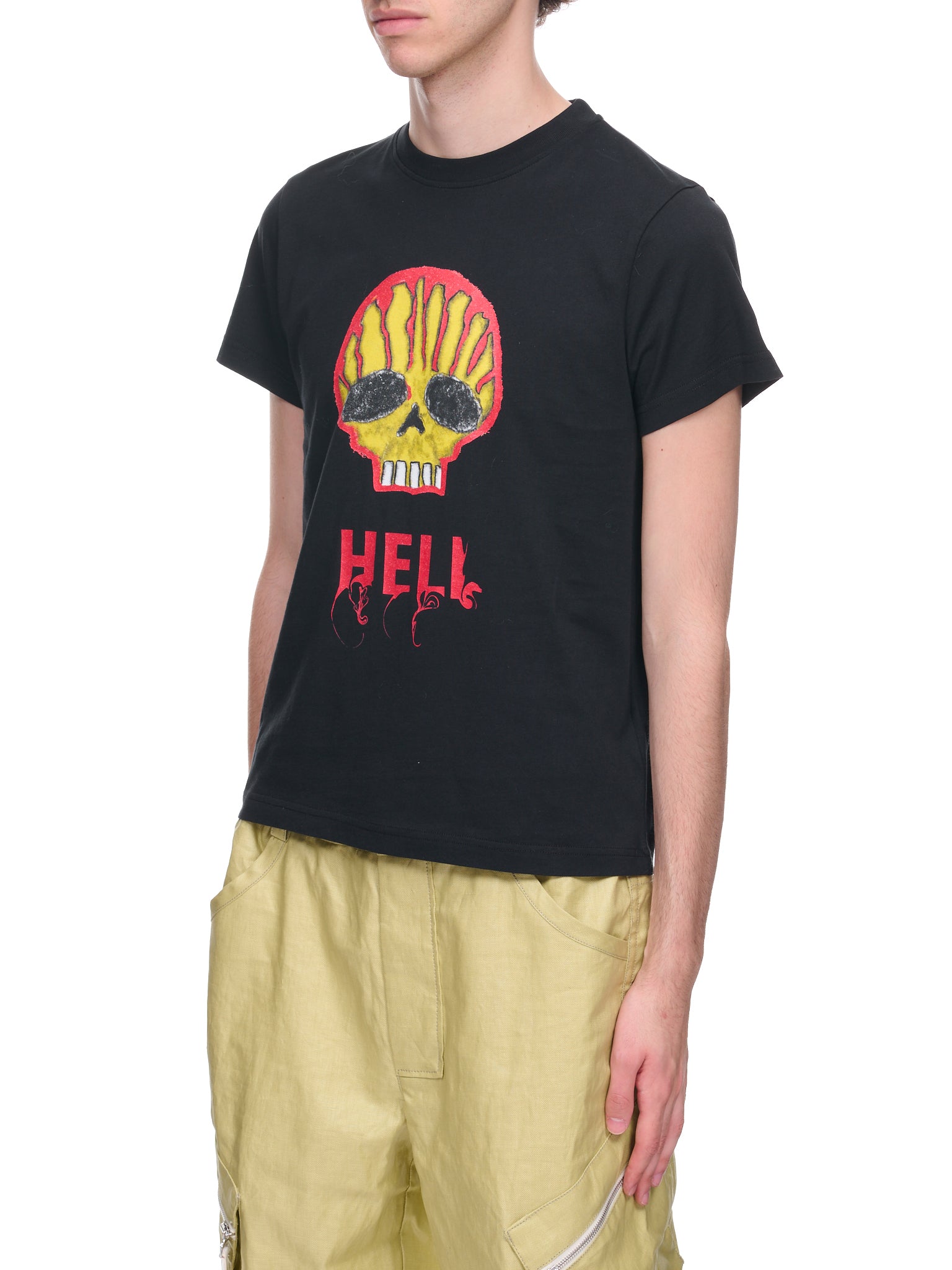 Skull T-Shirt (3016B-J002-BLACK-SKULL-PRINT)