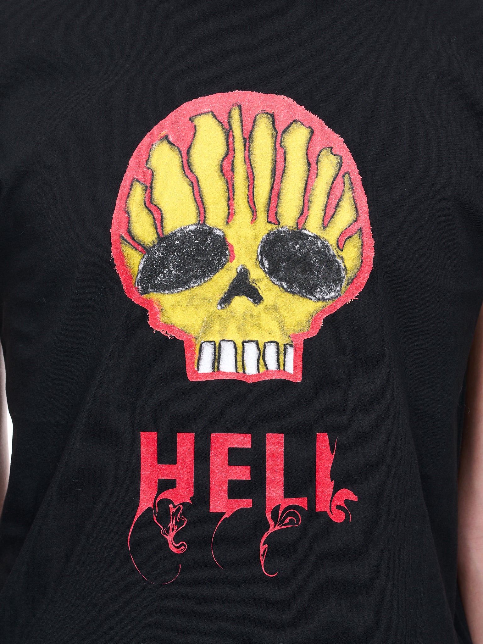 Skull T-Shirt (3016B-J002-BLACK-SKULL-PRINT)