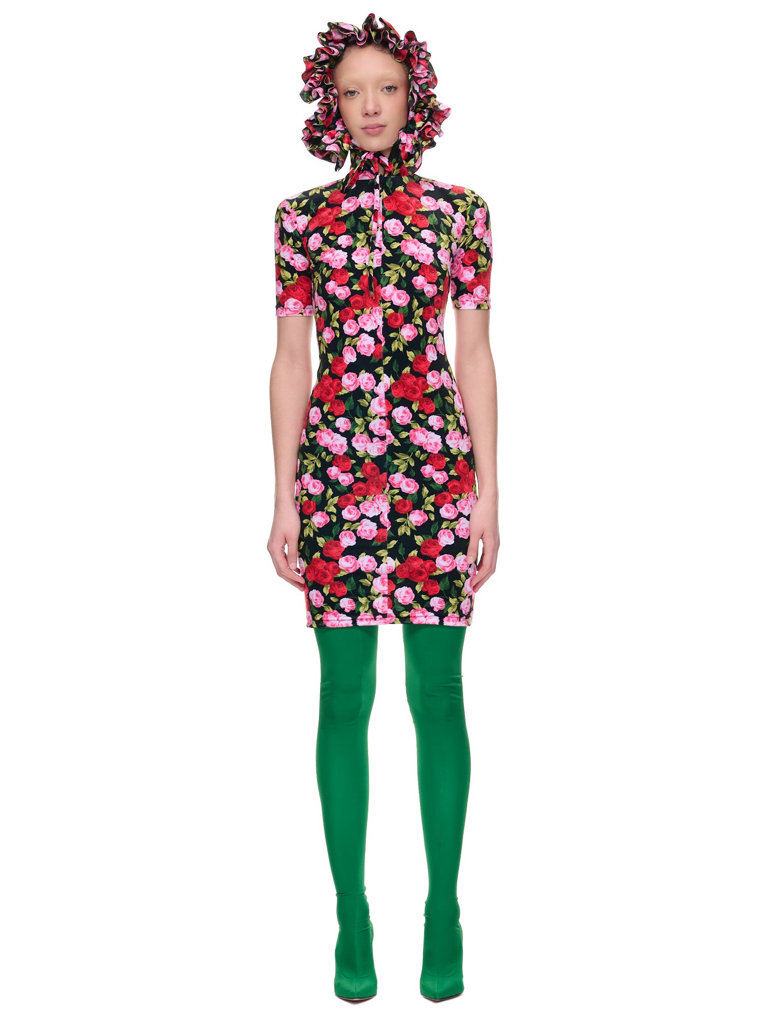 Hooded Rose Dresss (32A-D-GRACE)